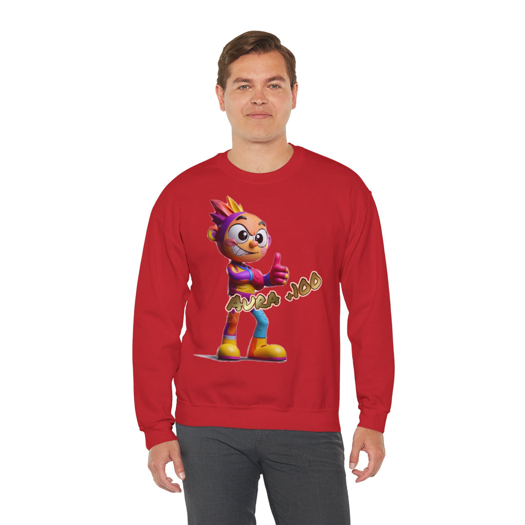 Sweatshirt „Aura +100“ | Humor | Phönix-Potsdam®