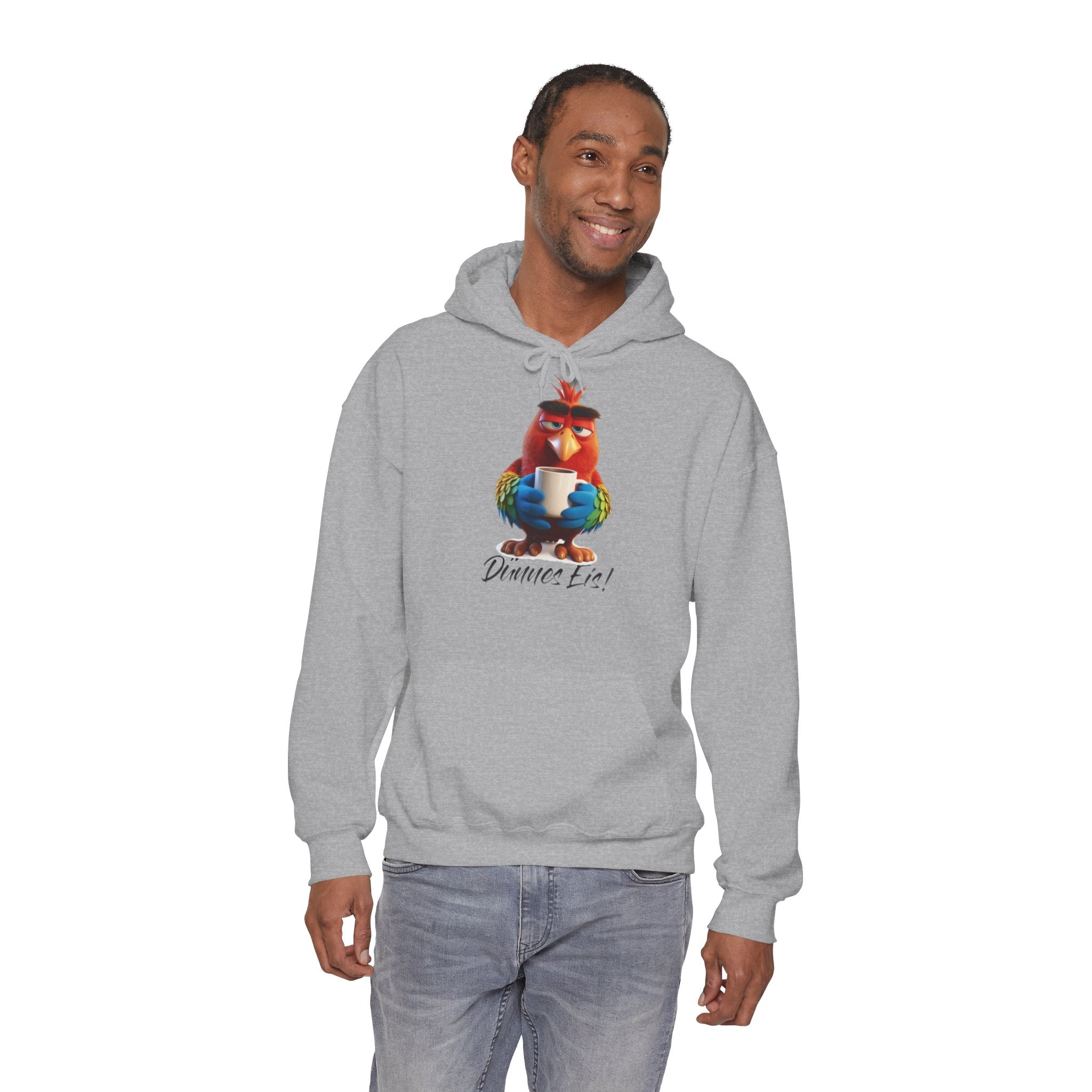 Papagei „Dünnes Eis!“ Hoodie | Humor | Phönix-Potsdam®
