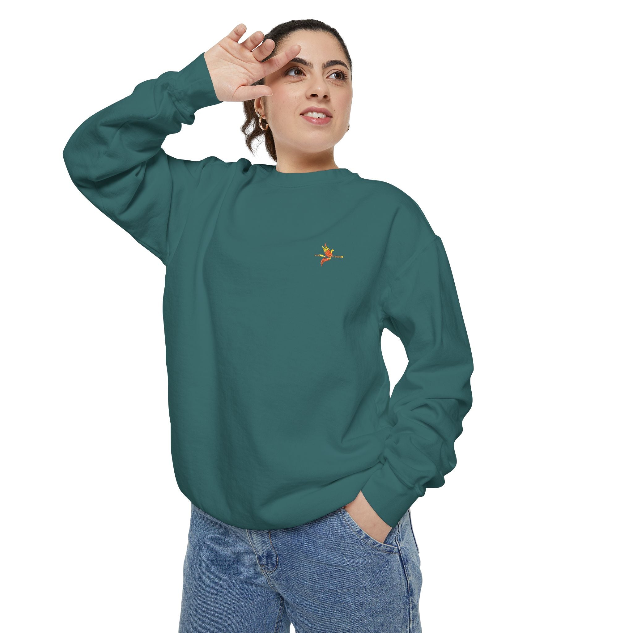 Sweatshirt | Garment-Dyed | Gestickt | Phönix-Potsdam®