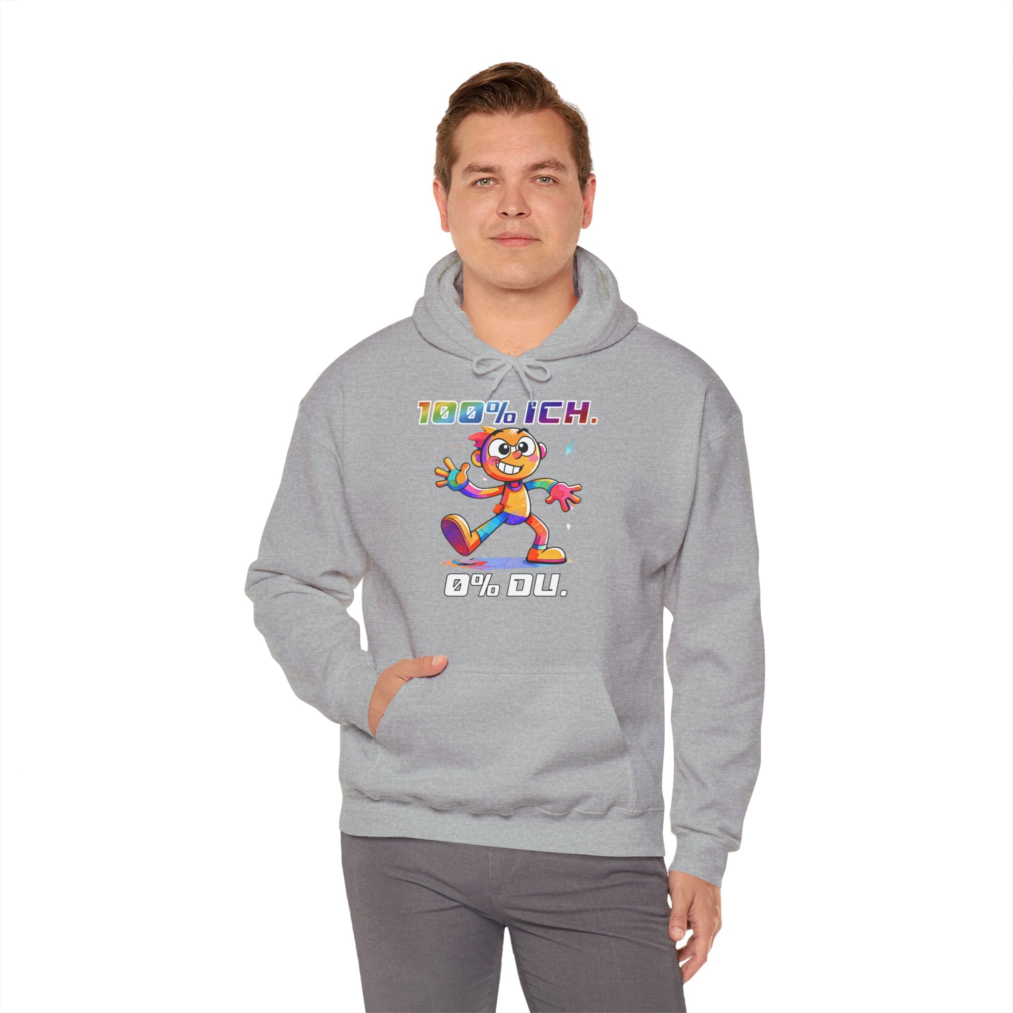 Hoodie „100 % ICH – 0 % DU“ | Humor | Phönix-Potsdam®