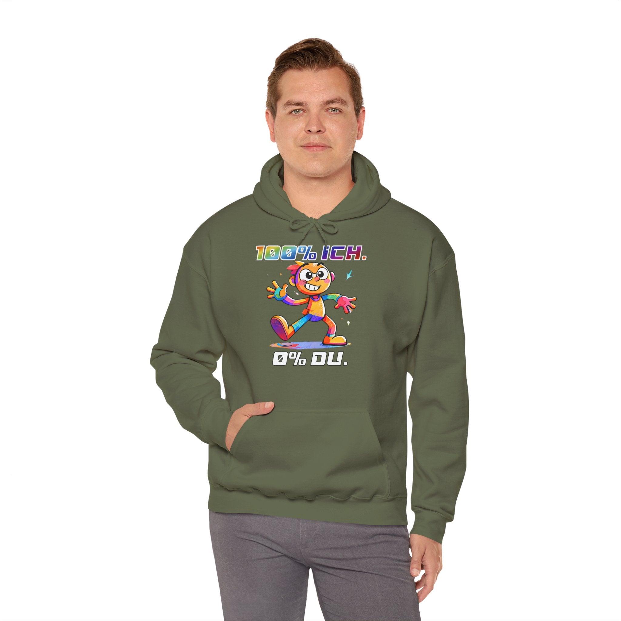 Hoodie „100 % ICH – 0 % DU“ | Humor | Phönix-Potsdam®