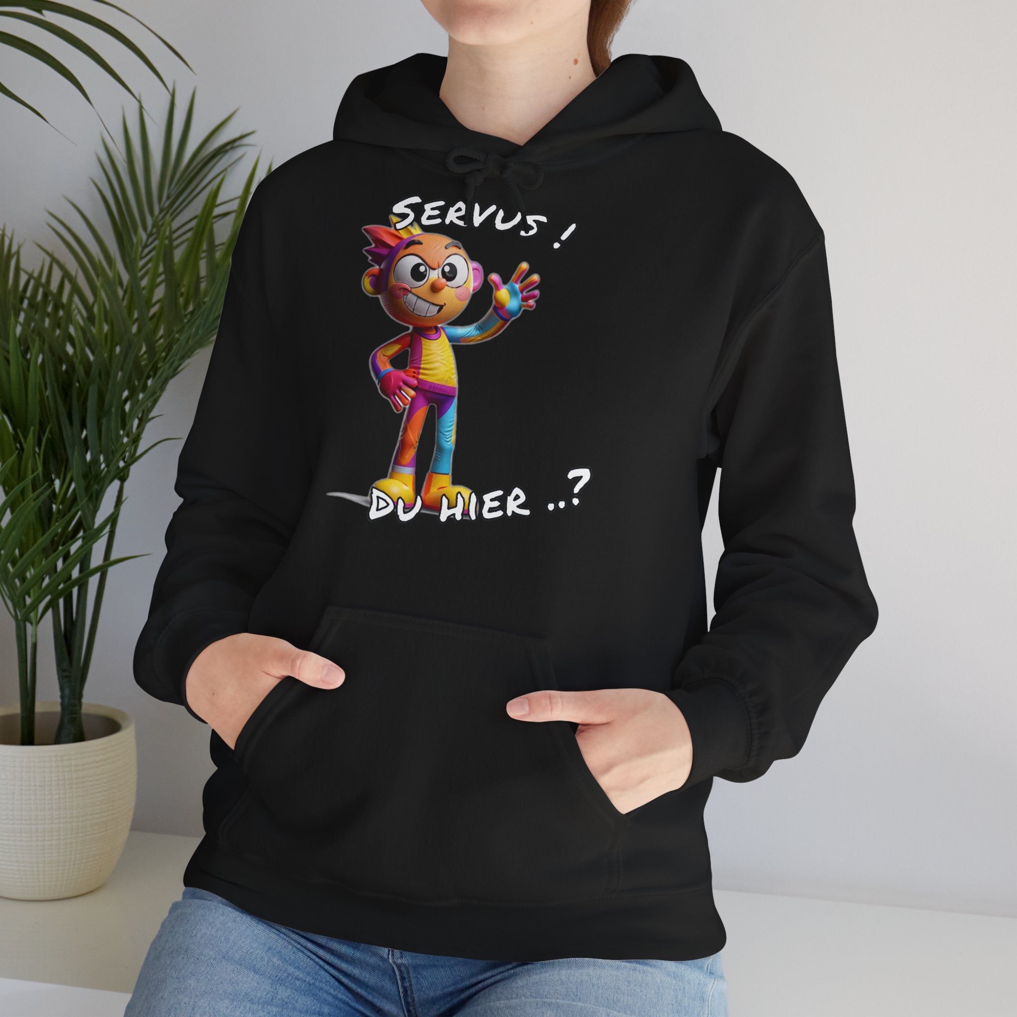 Hoodie „Servus! Du hier..?“ | Humor | Phönix-Potsdam®
