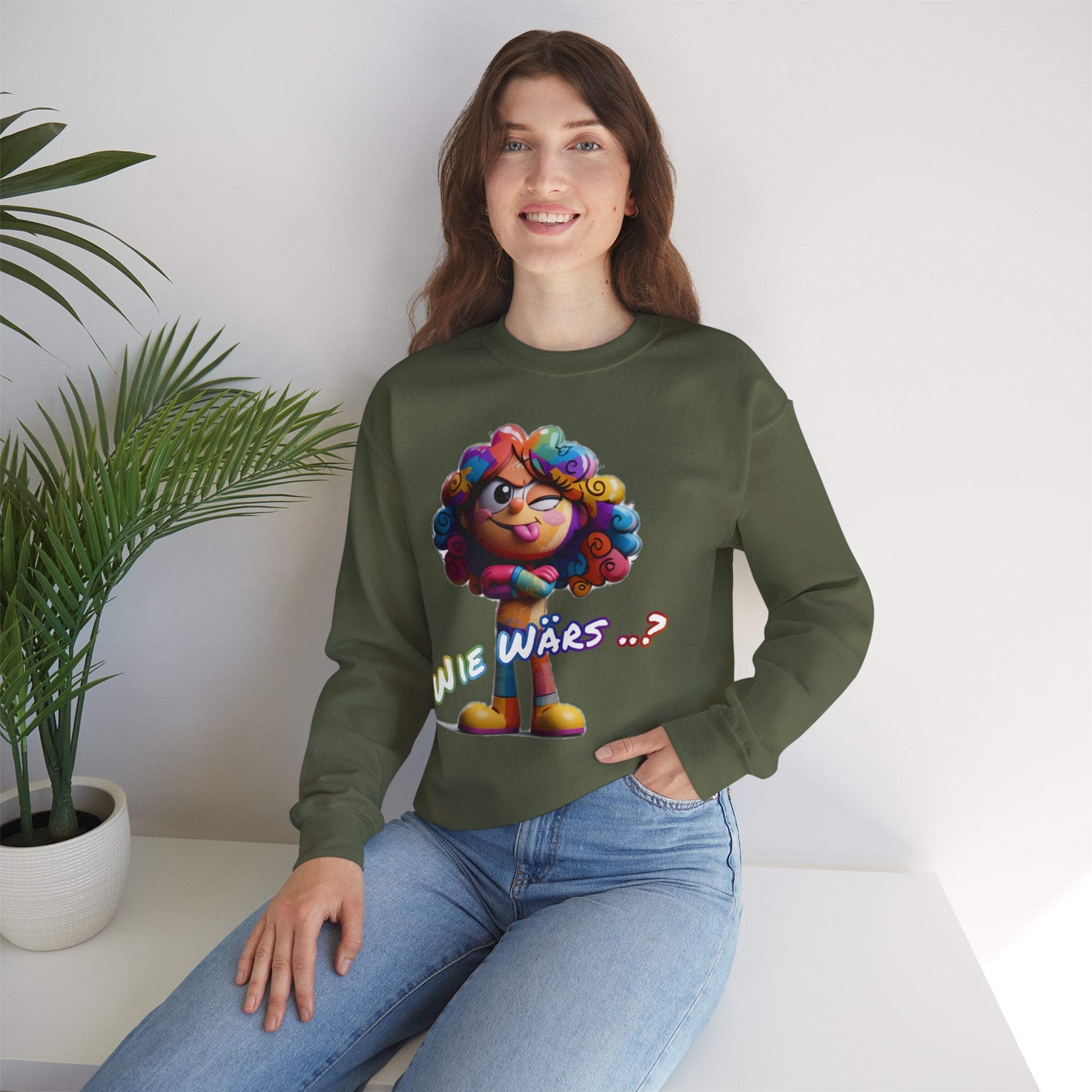 Sweatshirt „Wie wärs .. ?“ | Humor | Phönix-Potsdam®