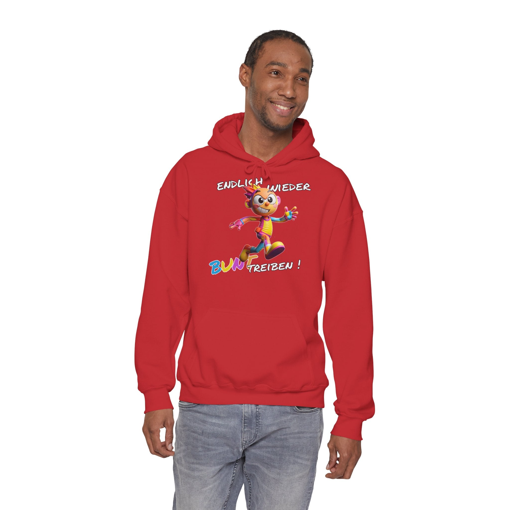 Hoodie „Endlich wieder BUNT treiben!“ | Humor | Phönix-Potsdam®