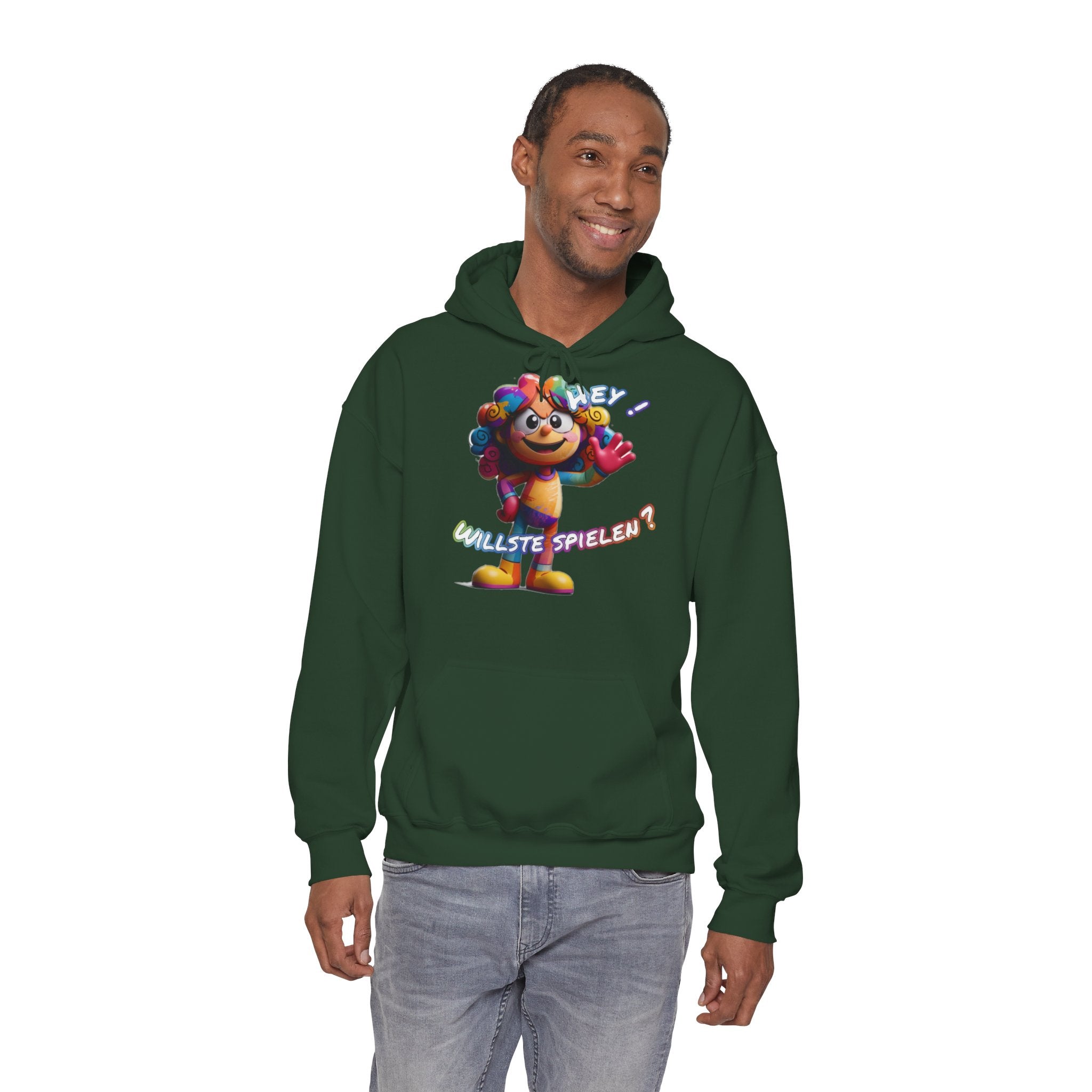 Hoodie „Hey! Willste spielen?“ | Humor | Phönix-Potsdam®