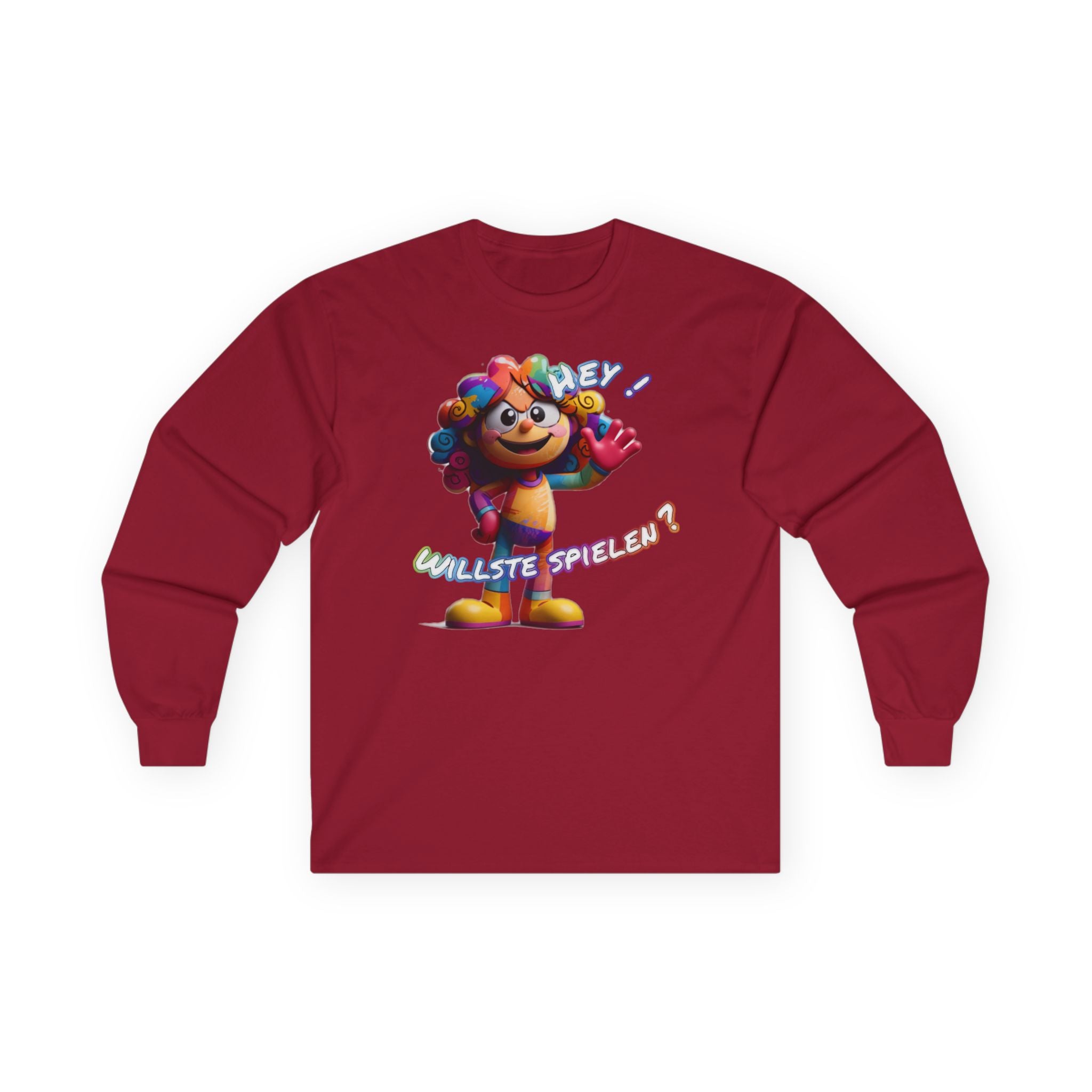 Langarmshirt „Hey! Willste spielen?“ | Humor | Phönix-Potsdam®