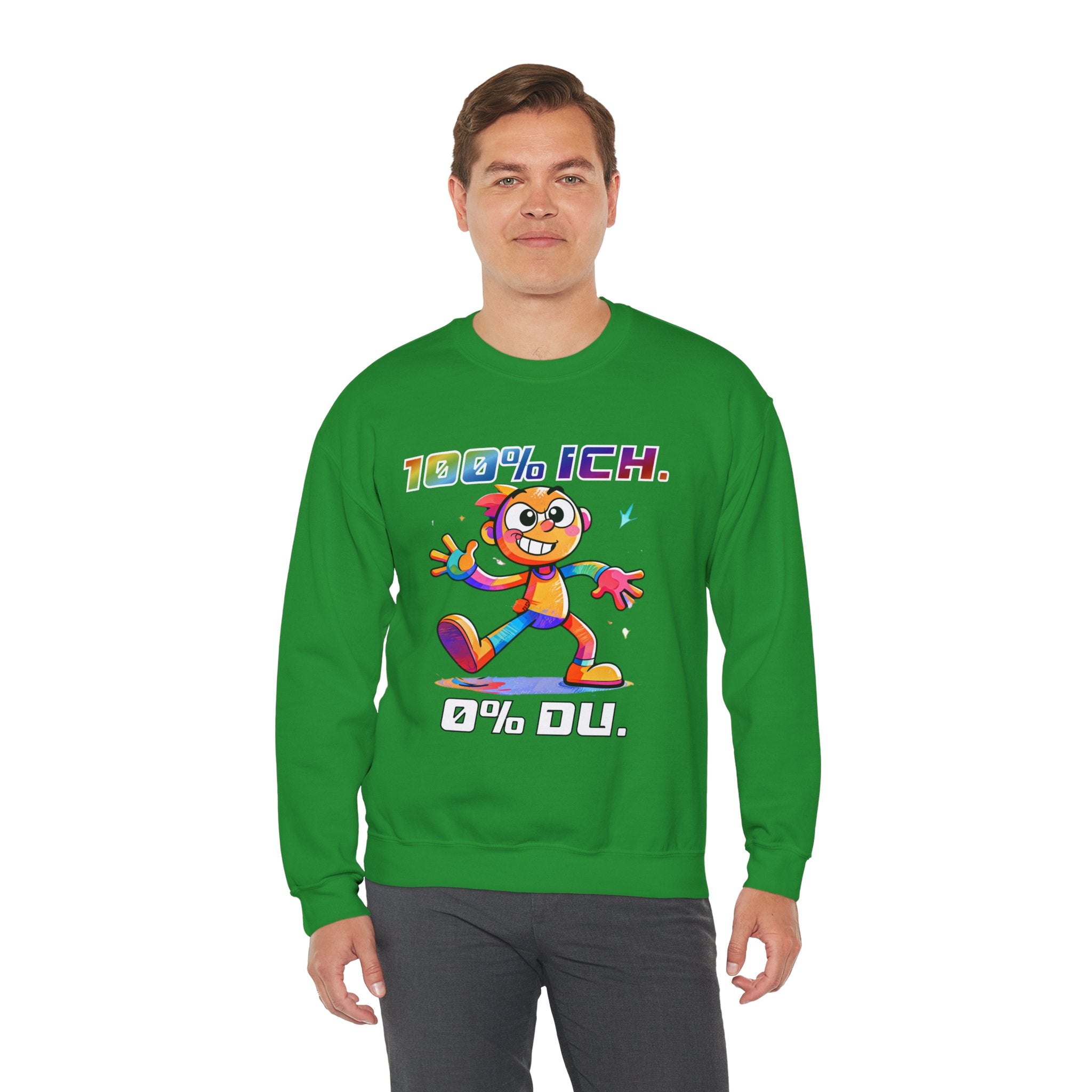 Sweatshirt „100 % ICH – 0 % DU“ | Humor | Phönix-Potsdam®