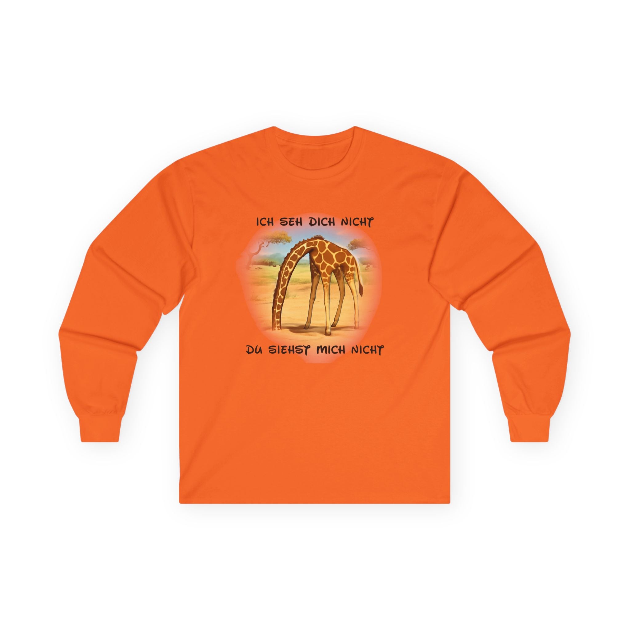 Giraffe Langarmshirt „Ich seh dich nicht“ | Long-Sleeve | Phönix-Potsdam®