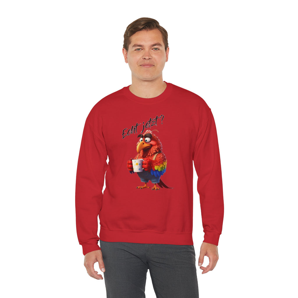 Papagei „Echt jetzt?“ Sweatshirt | Humor | Phönix-Potsdam®