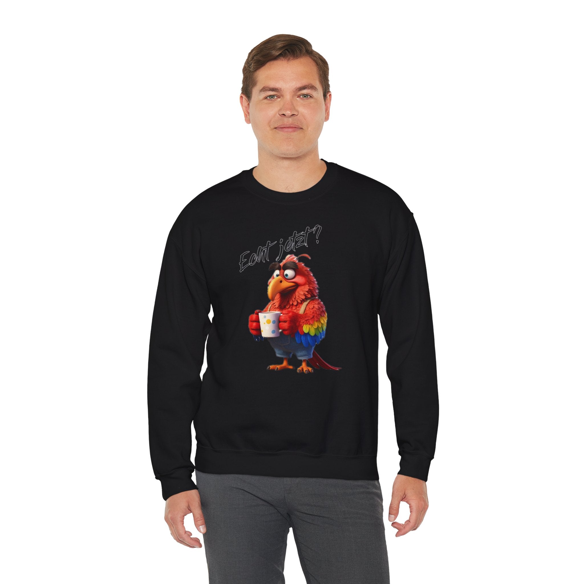 Papagei „Echt jetzt?“ Sweatshirt | Humor | Phönix-Potsdam®