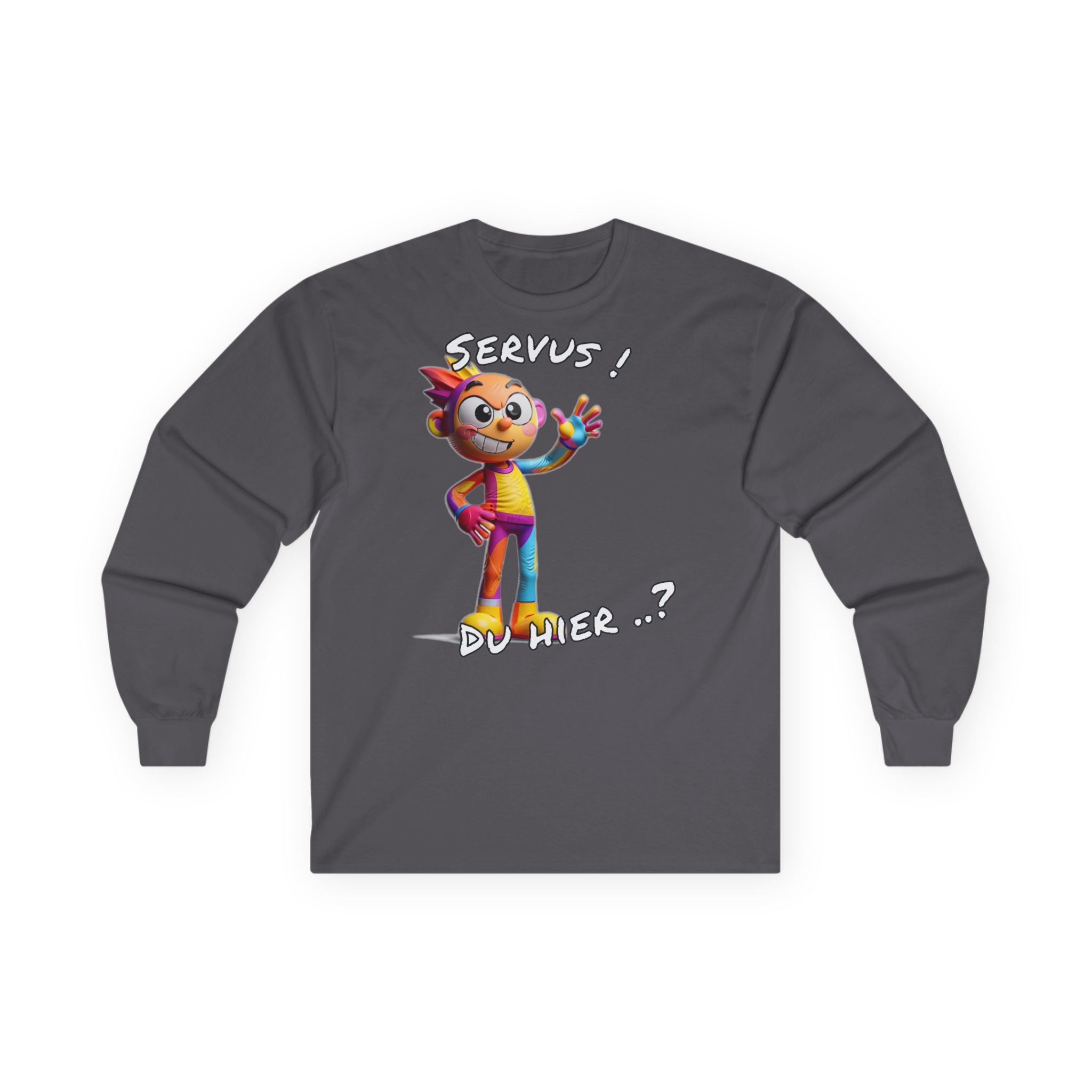 Langarmshirt „Servus! Du hier..?“ | Humor | Phönix-Potsdam®