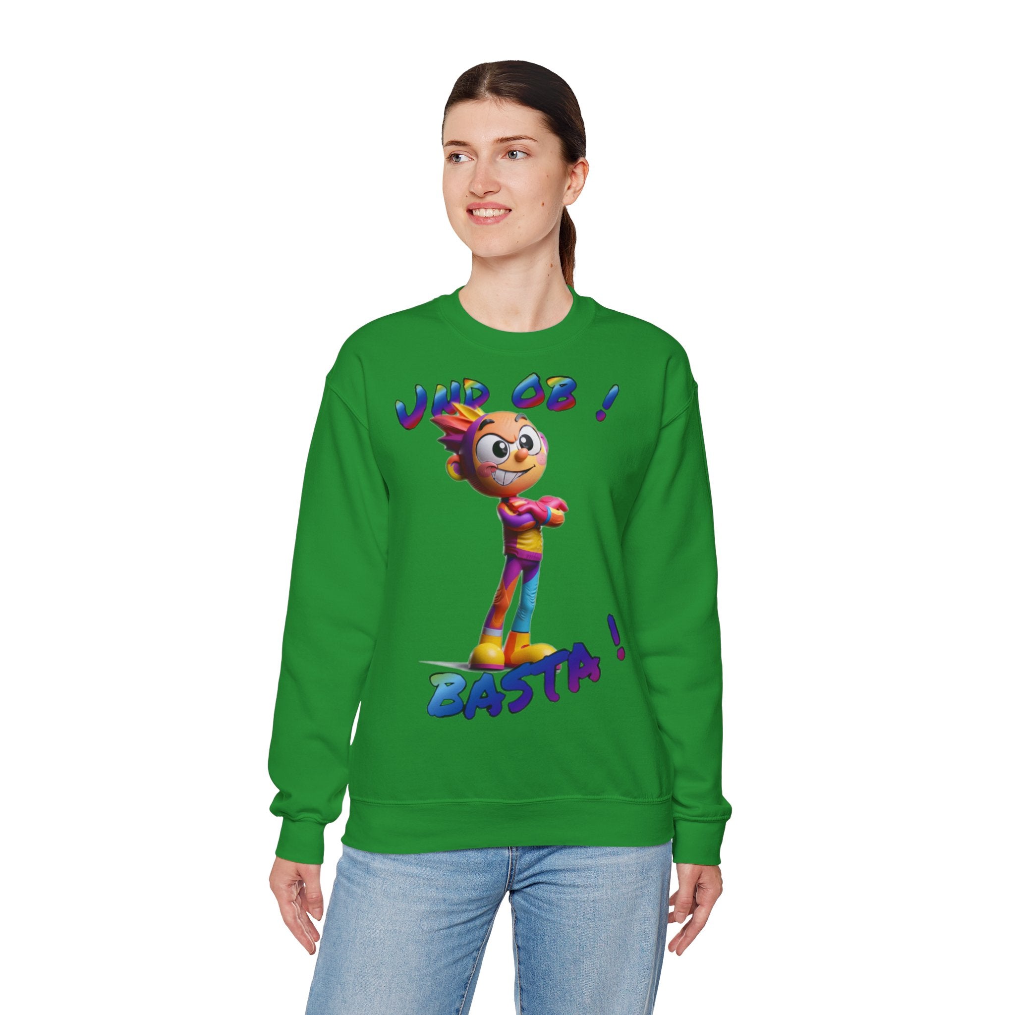 Sweatshirt „Und ob! Basta!“ | Humor | Phönix-Potsdam®
