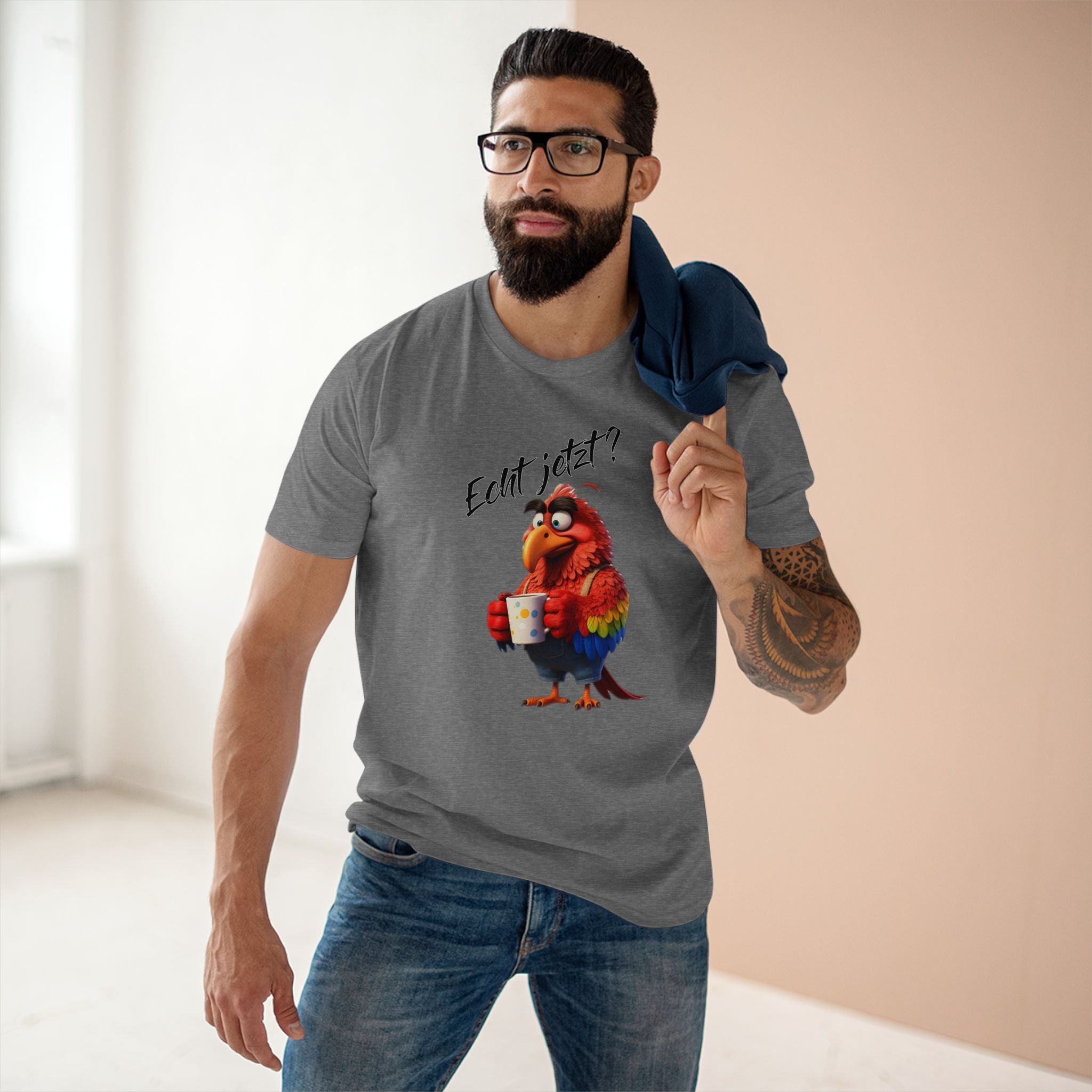Papagei „Echt jetzt?“ T-Shirt | Humor | Phönix-Potsdam®