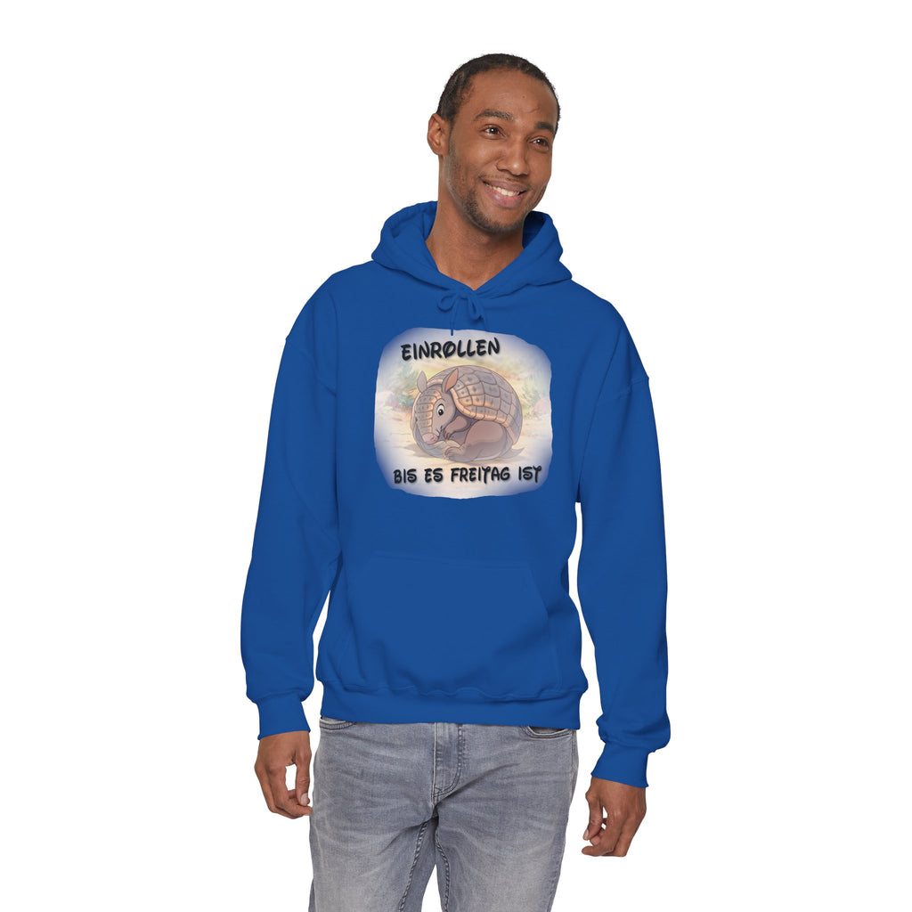 Gürteltier „Einrollen bis es Freitag ist“ Hoodie | Phönix-Potsdam®