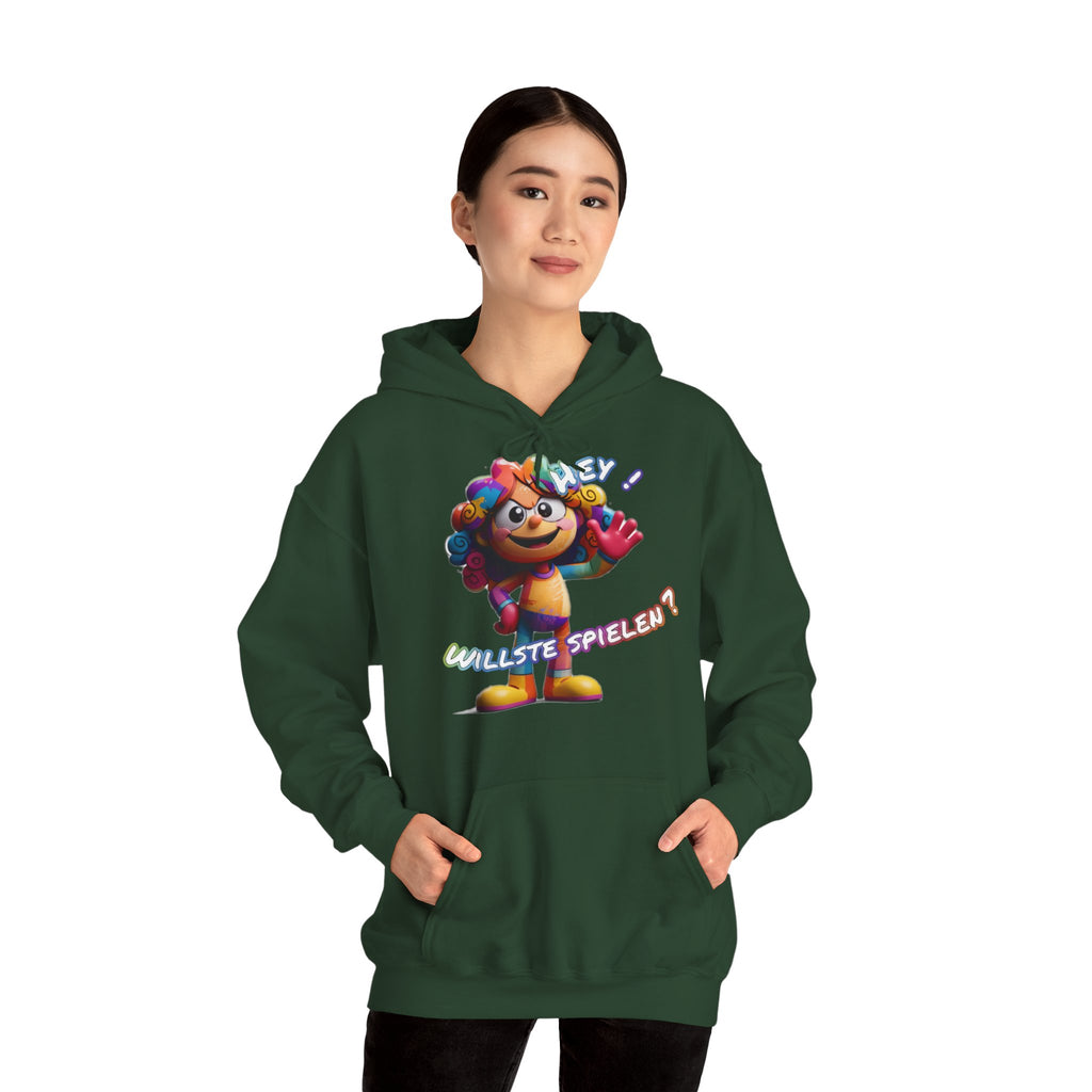 Hoodie „Hey! Willste spielen?“ | Humor | Phönix-Potsdam®