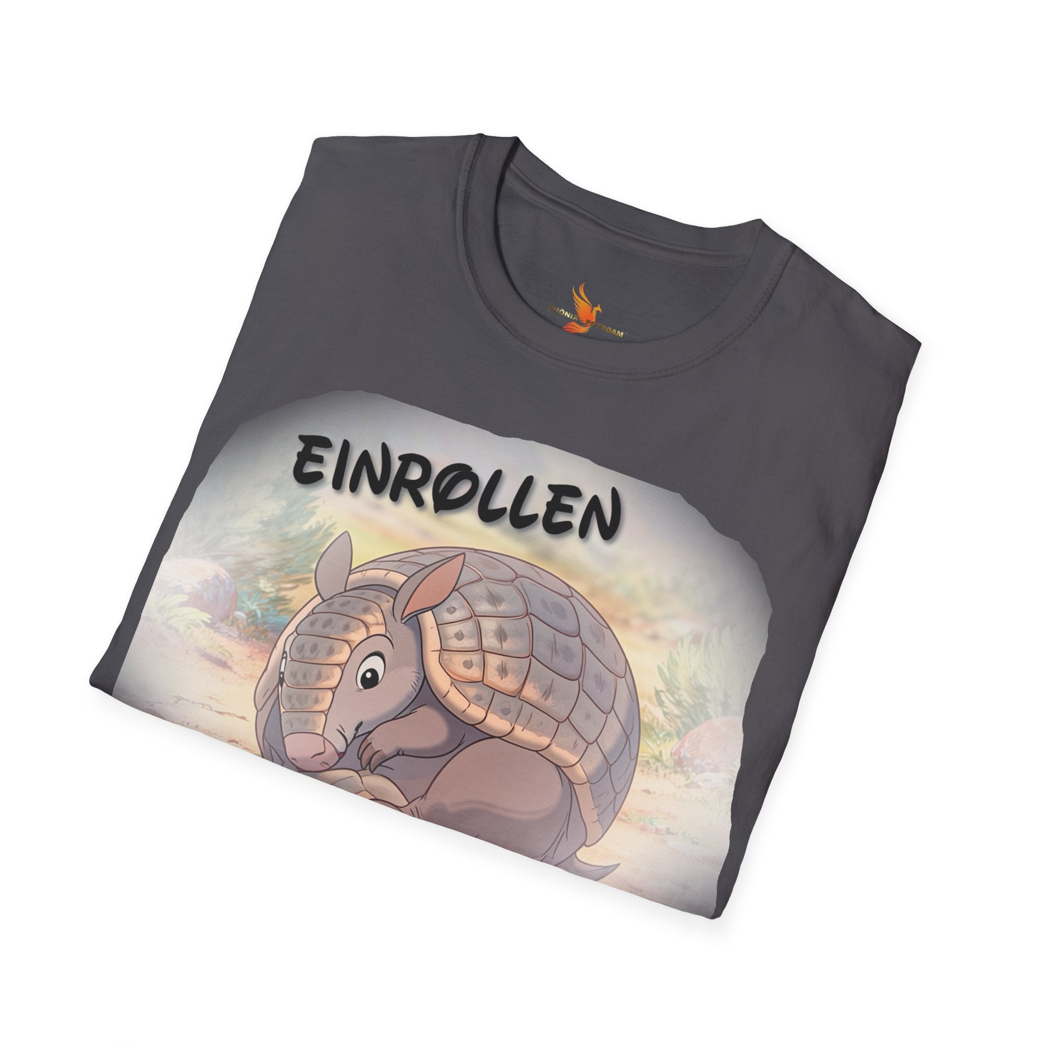 Gürteltier „Einrollen bis es Freitag ist“ T-Shirt | Phönix-Potsdam®