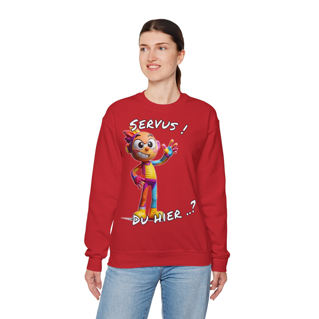Sweatshirt „Servus! Du hier..?“ | Humor | Phönix-Potsdam®
