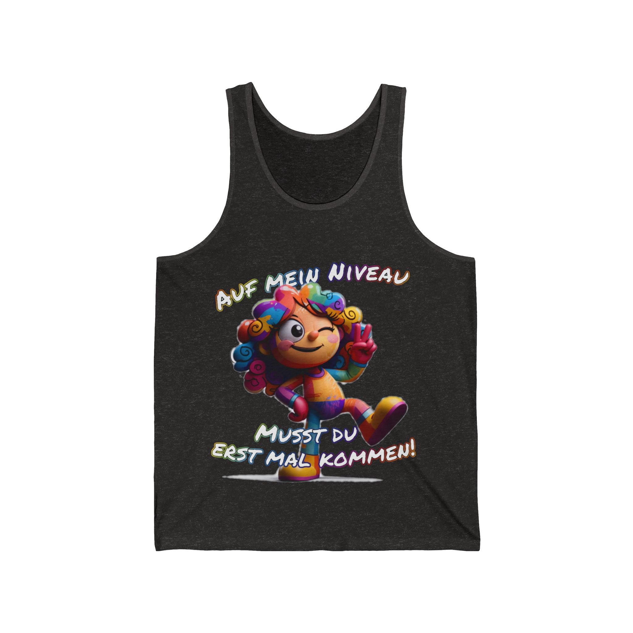 „Auf mein Niveau musst du erst mal kommen!“ Tank Top | Humor | Phönix-Potsdam®