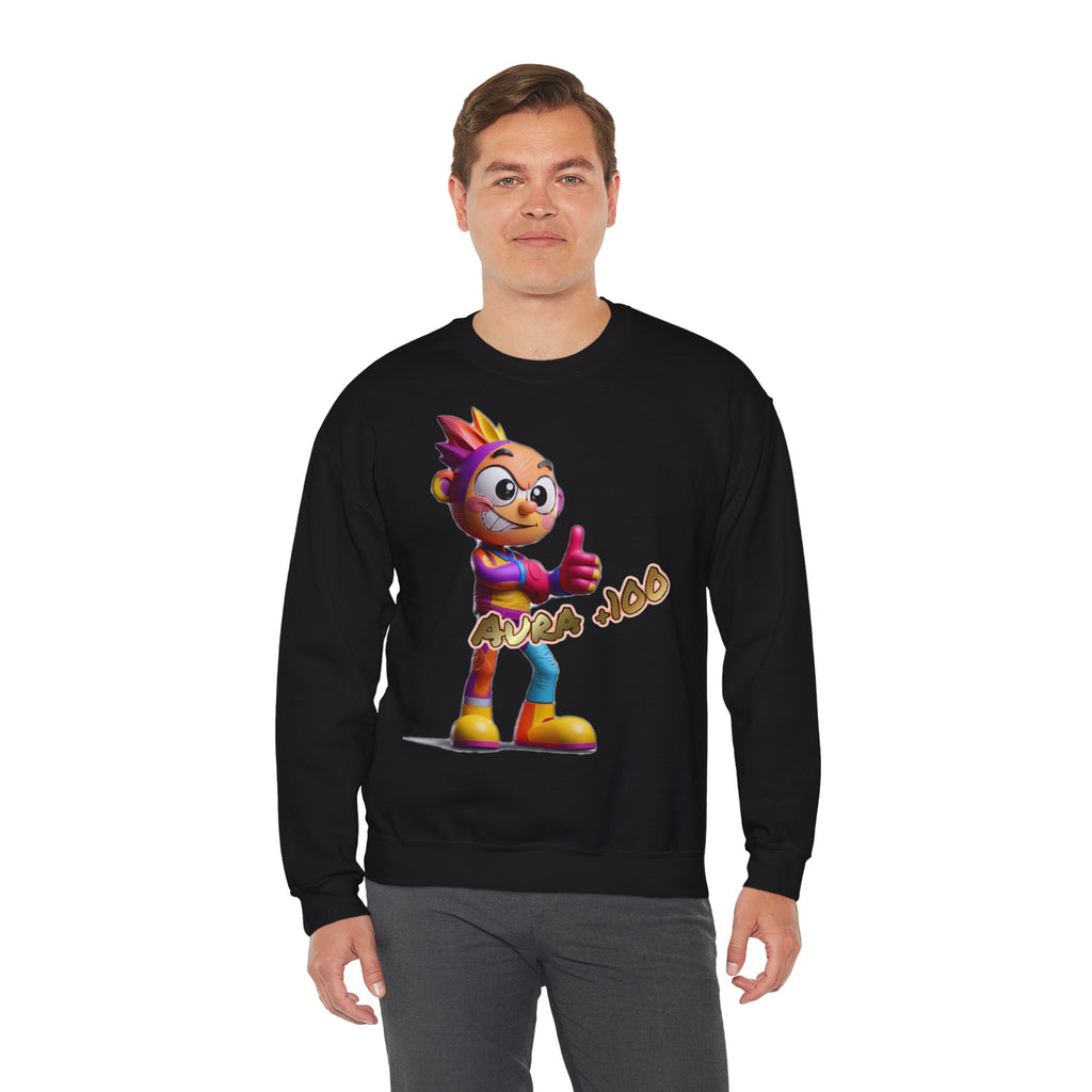 Sweatshirt „Aura +100“ | Humor | Phönix-Potsdam®