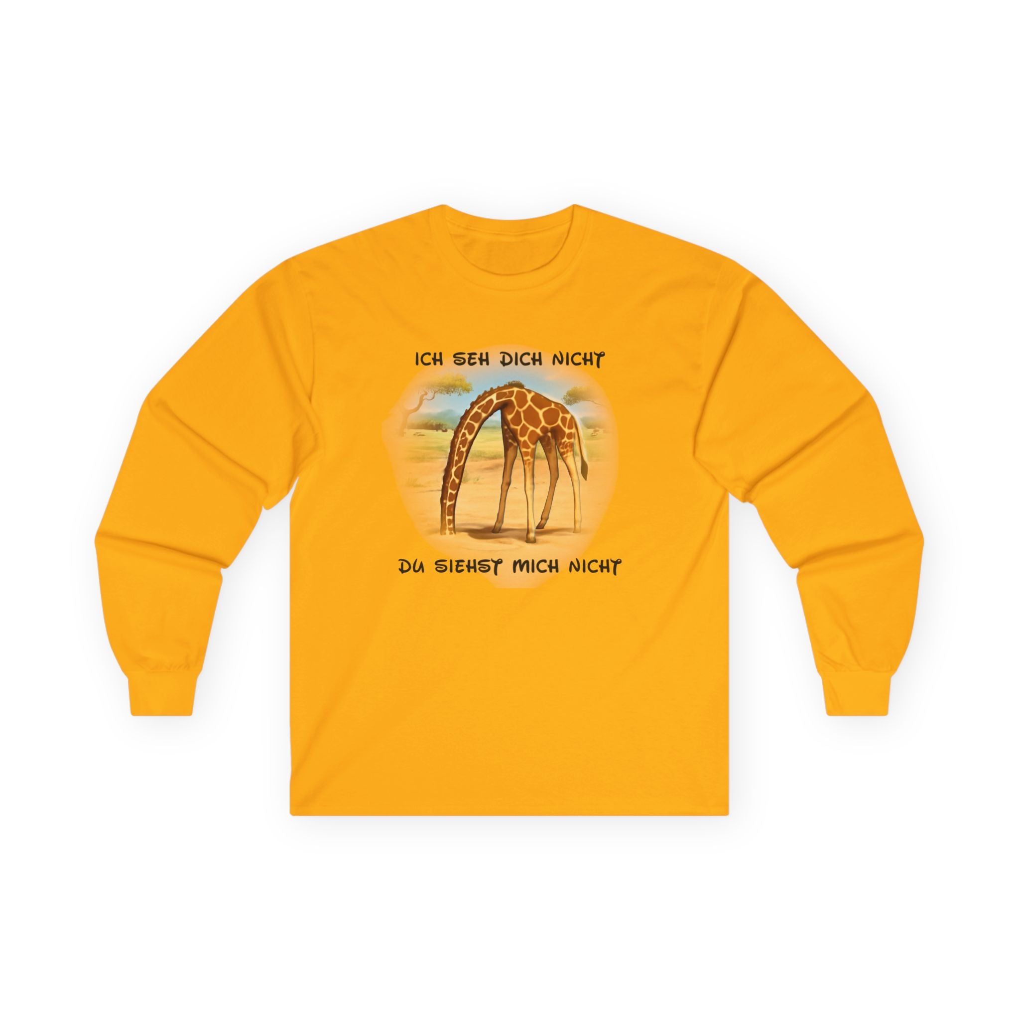 Giraffe Langarmshirt „Ich seh dich nicht“ | Long-Sleeve | Phönix-Potsdam®