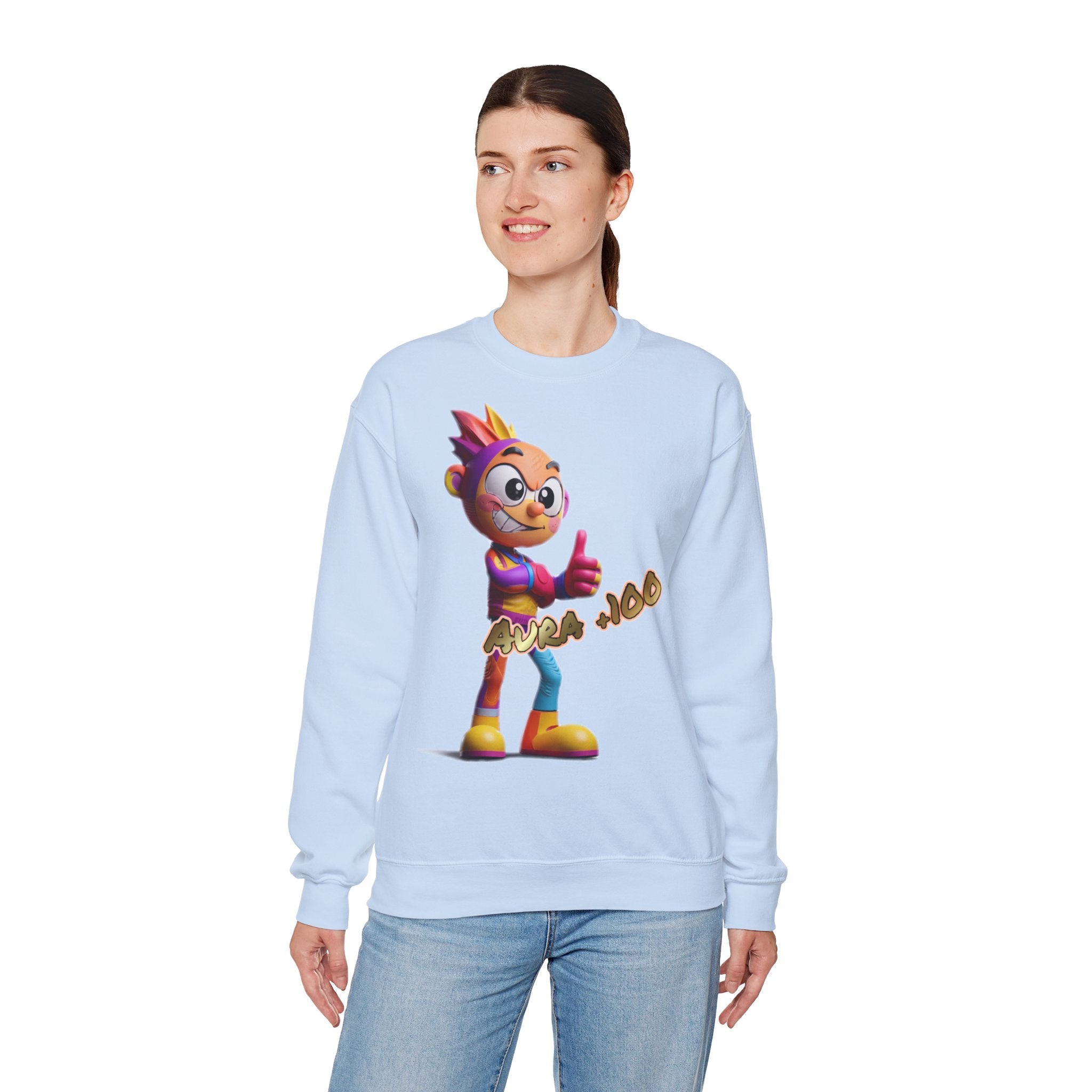 Sweatshirt „Aura +100“ | Humor | Phönix-Potsdam®