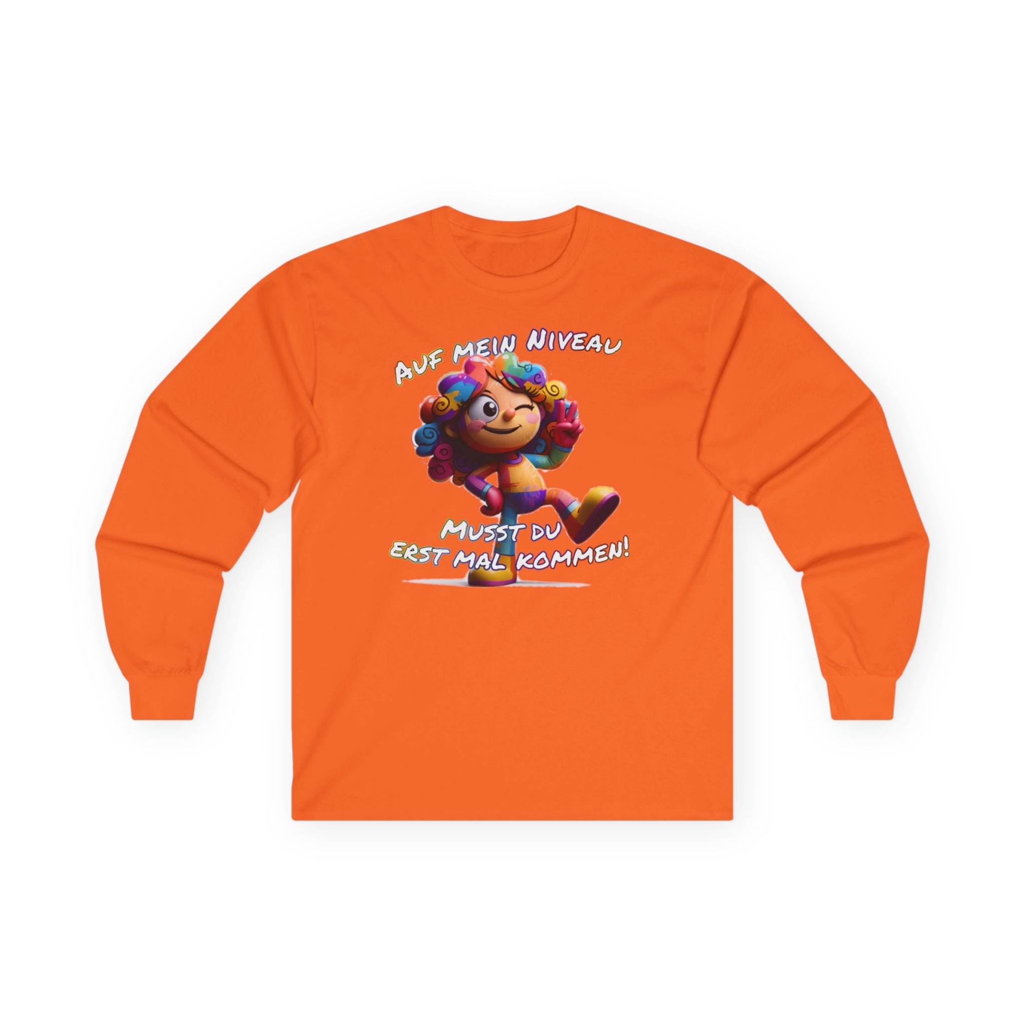 „Auf mein Niveau musst du erst mal kommen!“ Langarmshirt | Humor | Phönix-Potsdam®