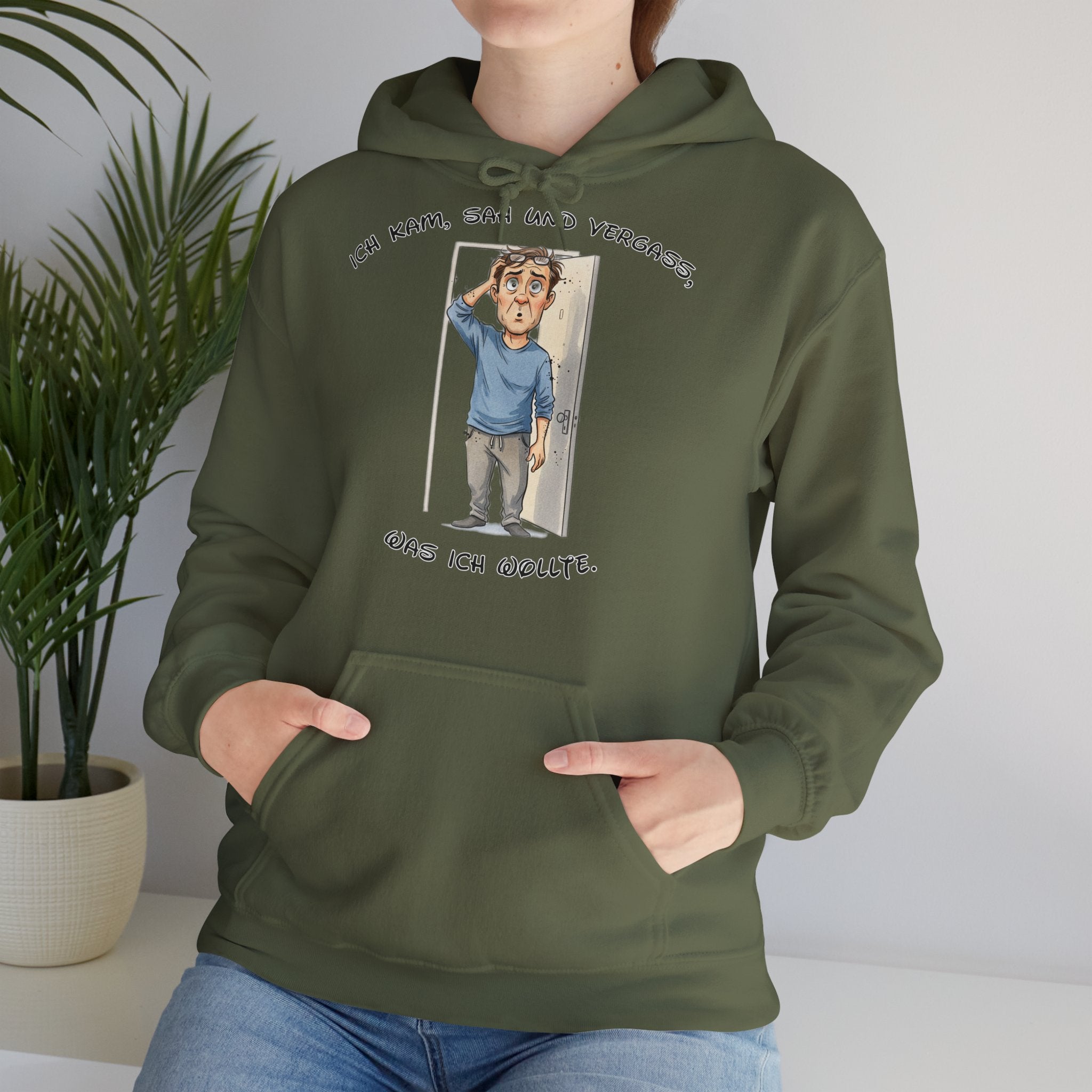 Ich kam, sah und vergaß Hoodie | Karikatur | Phönix-Potsdam®