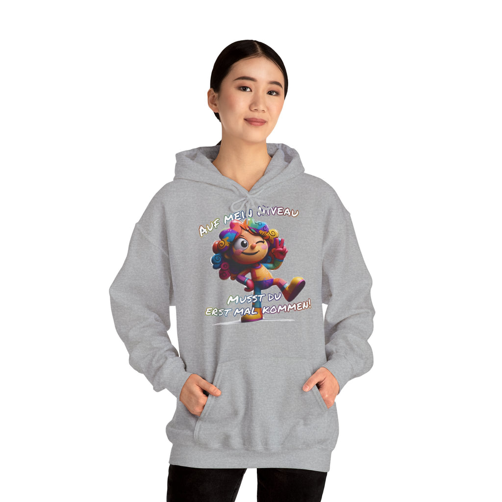 „Auf mein Niveau musst du erst mal kommen!“ Hoodie | Humor | Phönix-Potsdam®