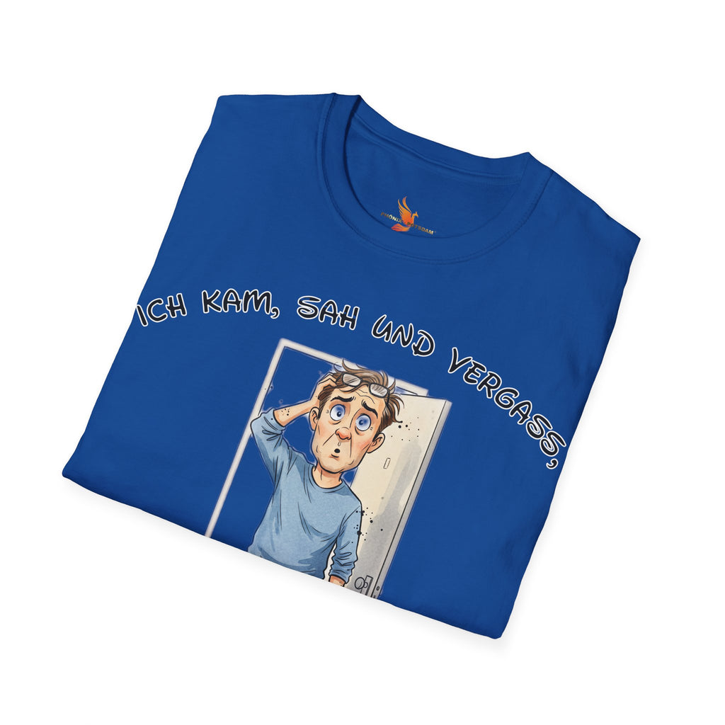 Ich kam, sah und vergaß T-Shirt | Karikatur | Phönix-Potsdam®
