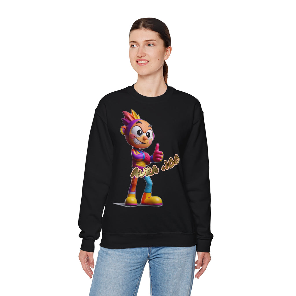 Sweatshirt „Aura +100“ | Humor | Phönix-Potsdam®