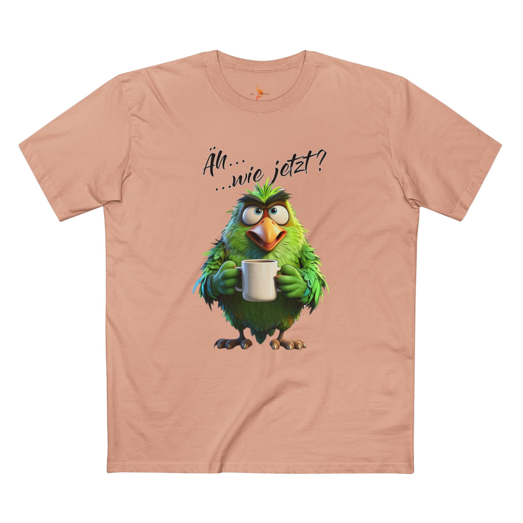 Papagei „Äh...wie jetzt?“ T-Shirt | Humor | Phönix-Potsdam®