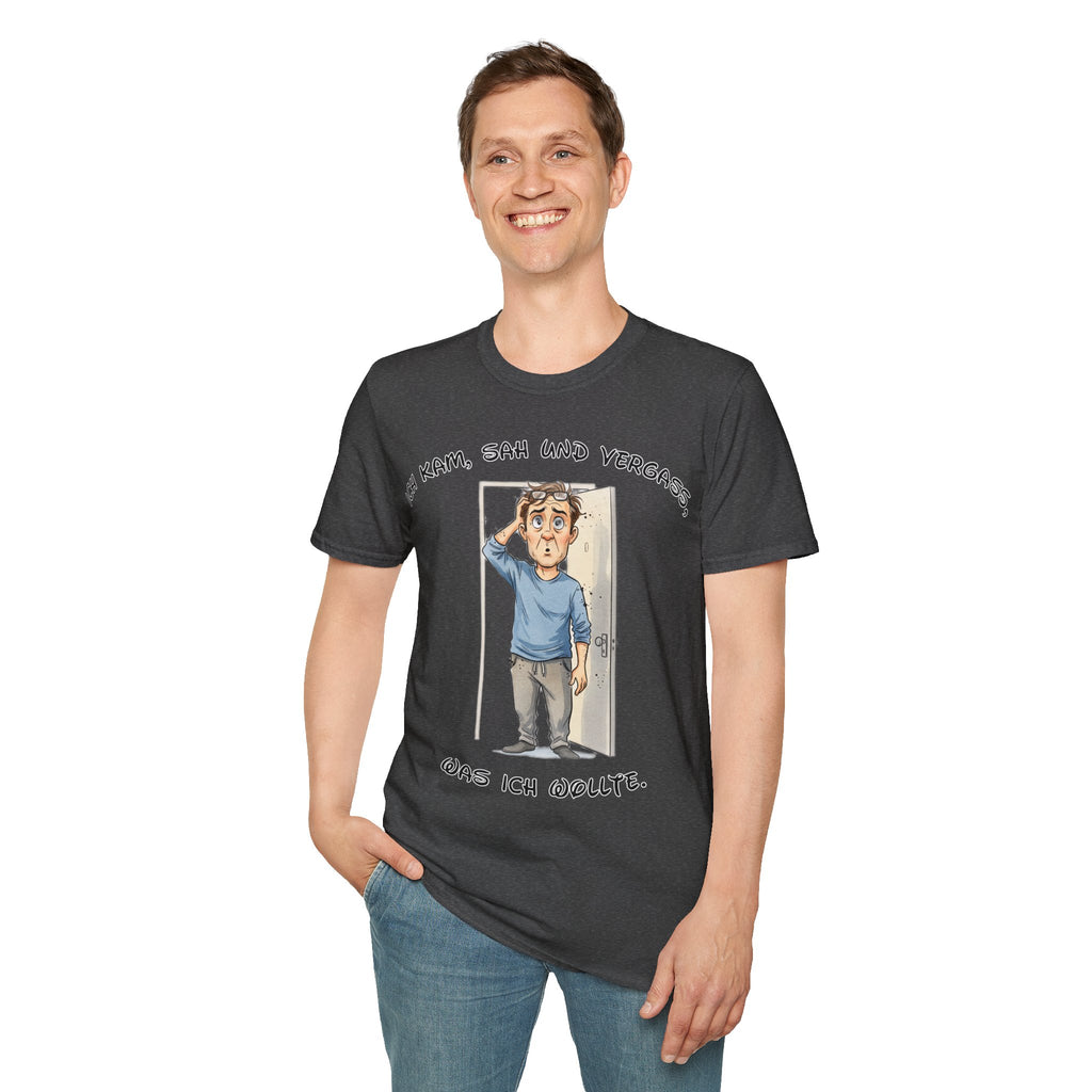 Ich kam, sah und vergaß T-Shirt | Karikatur | Phönix-Potsdam®
