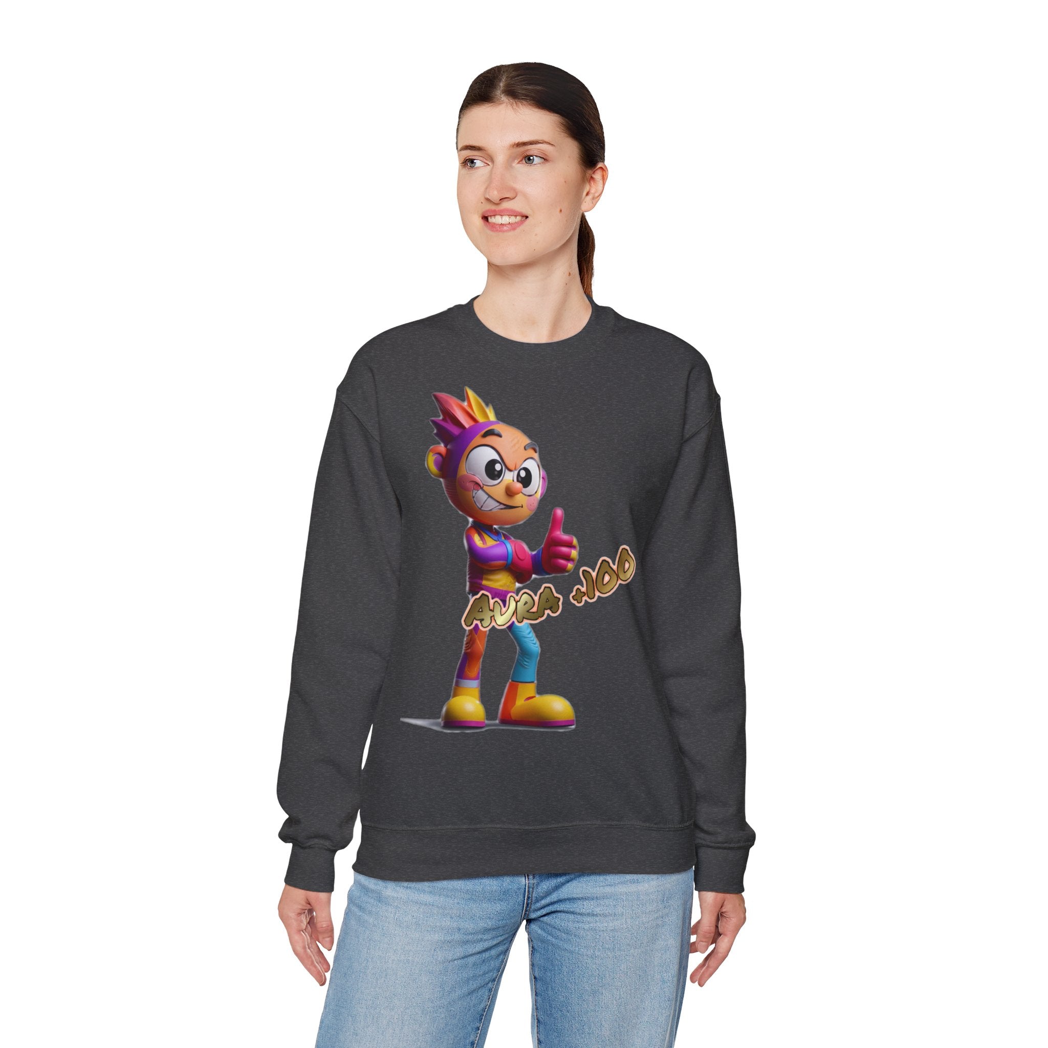 Sweatshirt „Aura +100“ | Humor | Phönix-Potsdam®