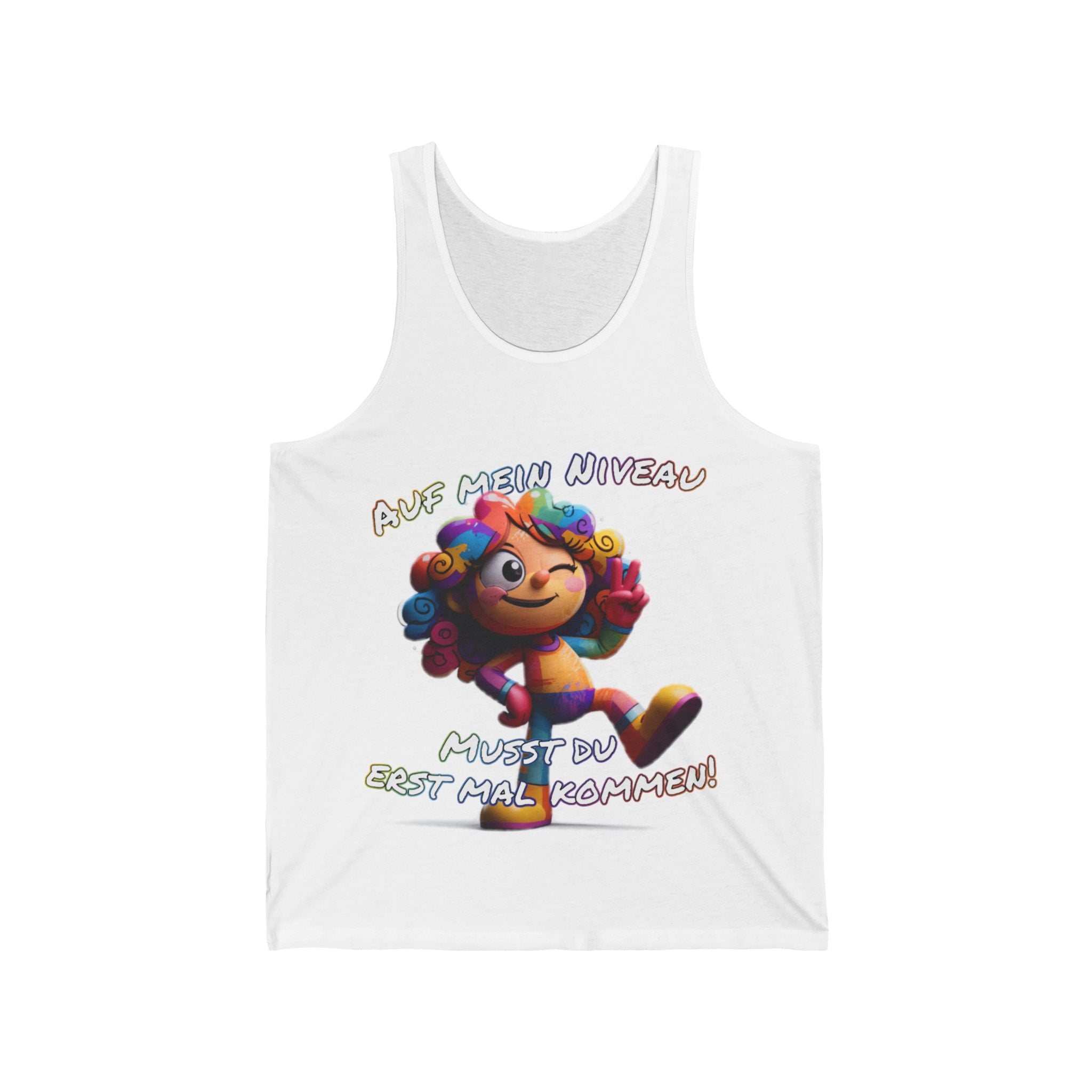 „Auf mein Niveau musst du erst mal kommen!“ Tank Top | Humor | Phönix-Potsdam®