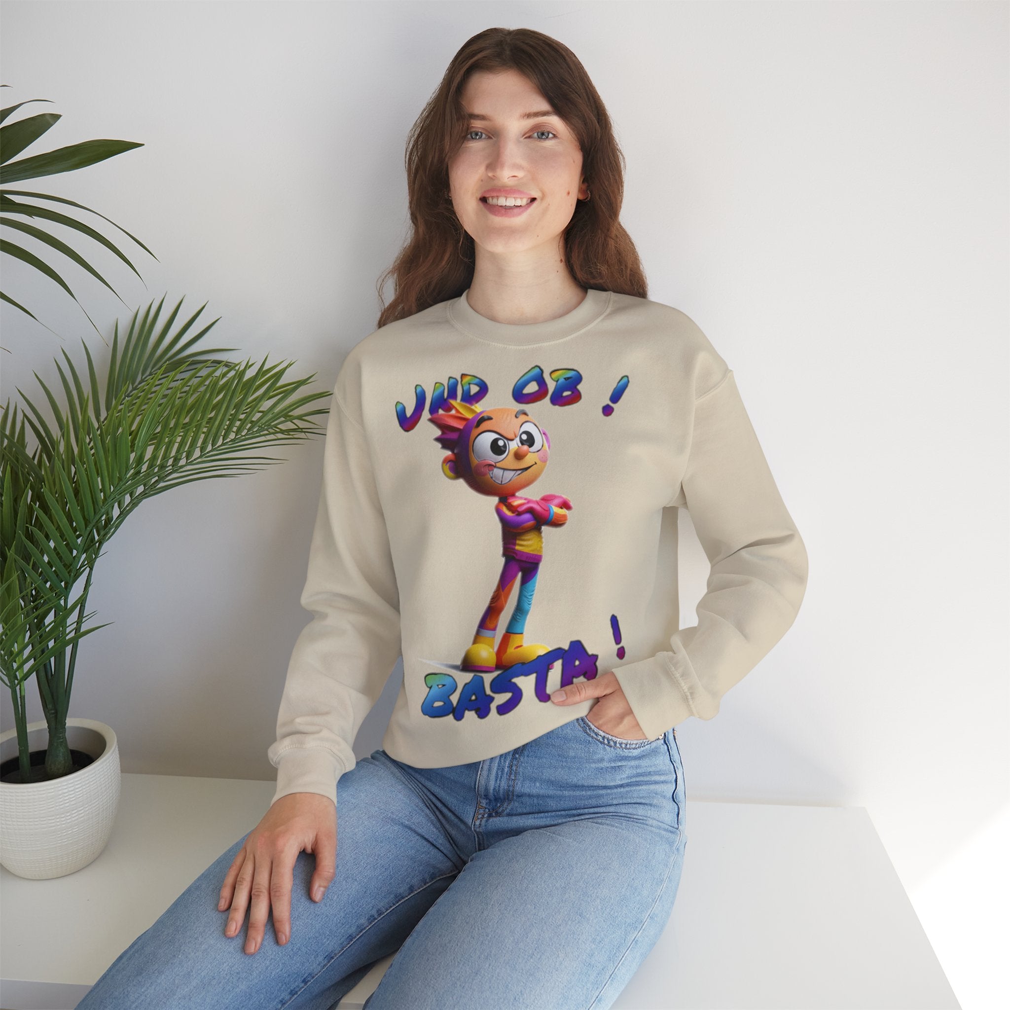 Sweatshirt „Und ob! Basta!“ | Humor | Phönix-Potsdam®