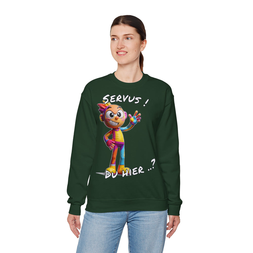 Sweatshirt „Servus! Du hier..?“ | Humor | Phönix-Potsdam®