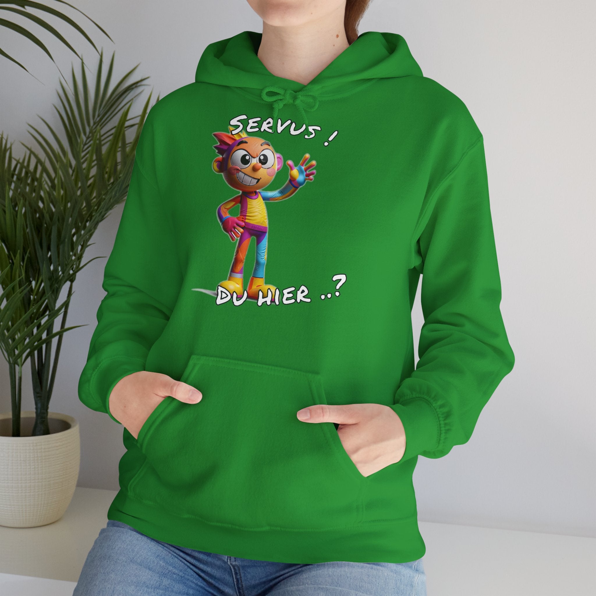 Hoodie „Servus! Du hier..?“ | Humor | Phönix-Potsdam®