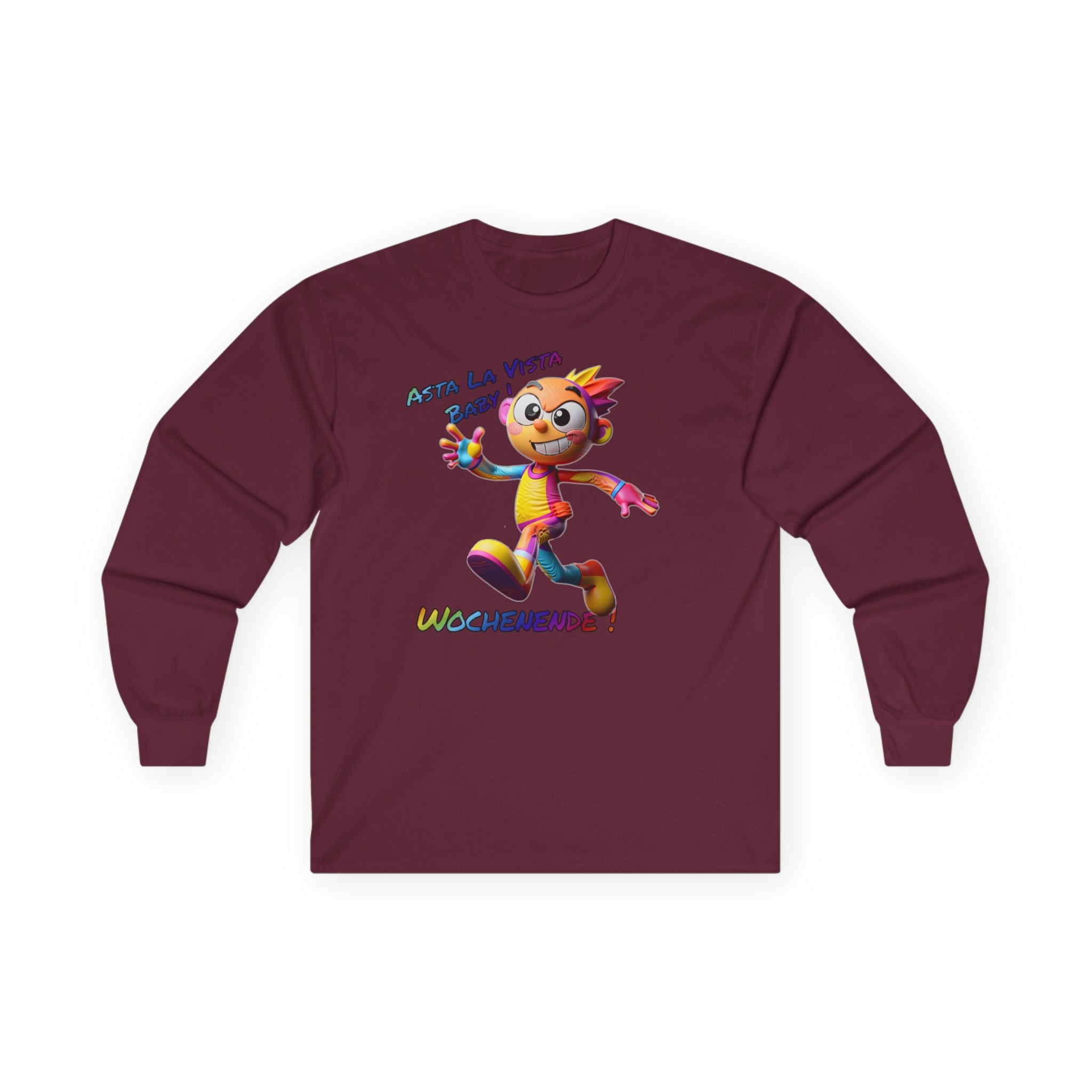 Langarmshirt „Asta la Vista, Baby! – Wochenende!“ | Humor | Phönix-Potsdam®
