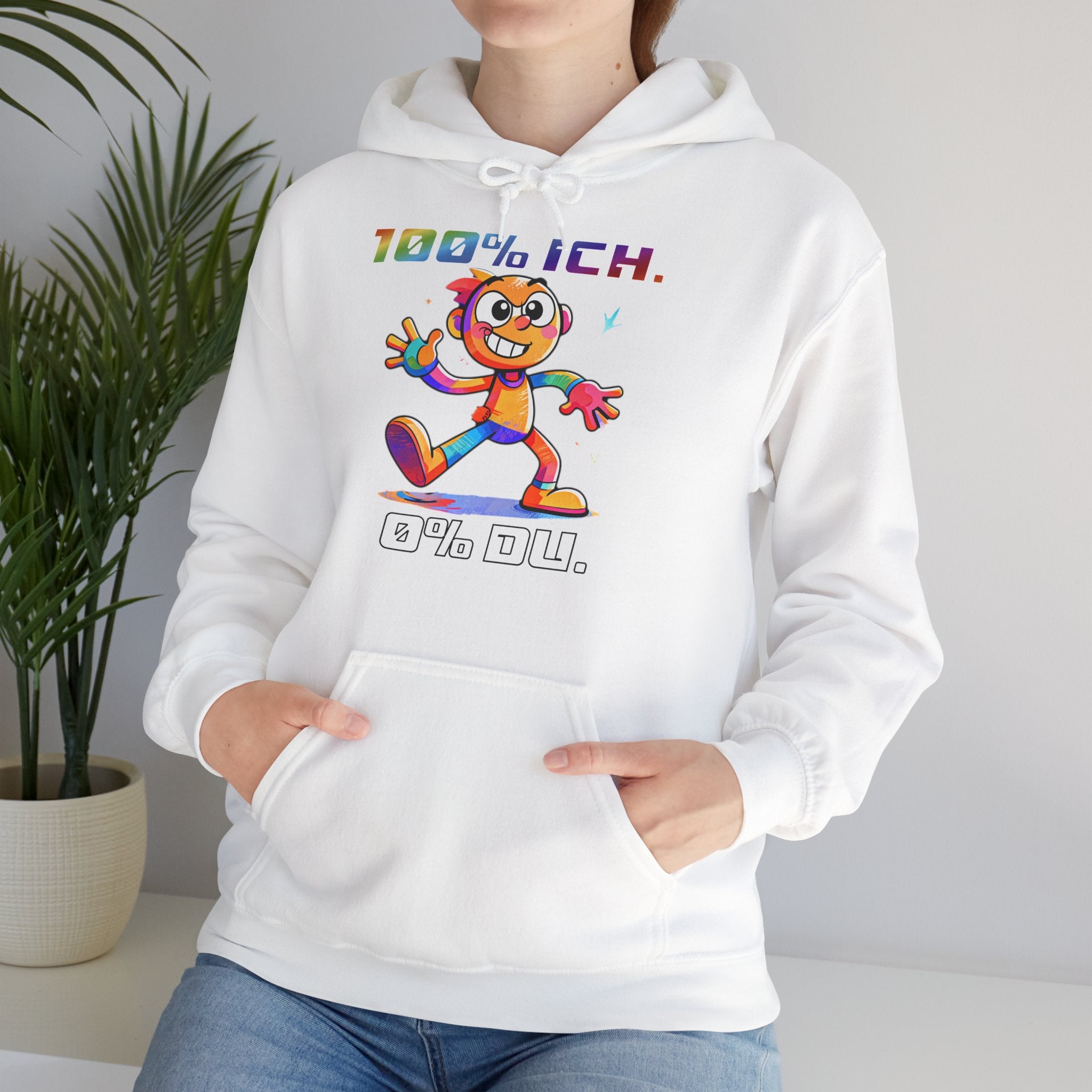 Hoodie „100 % ICH – 0 % DU“ | Humor | Phönix-Potsdam®