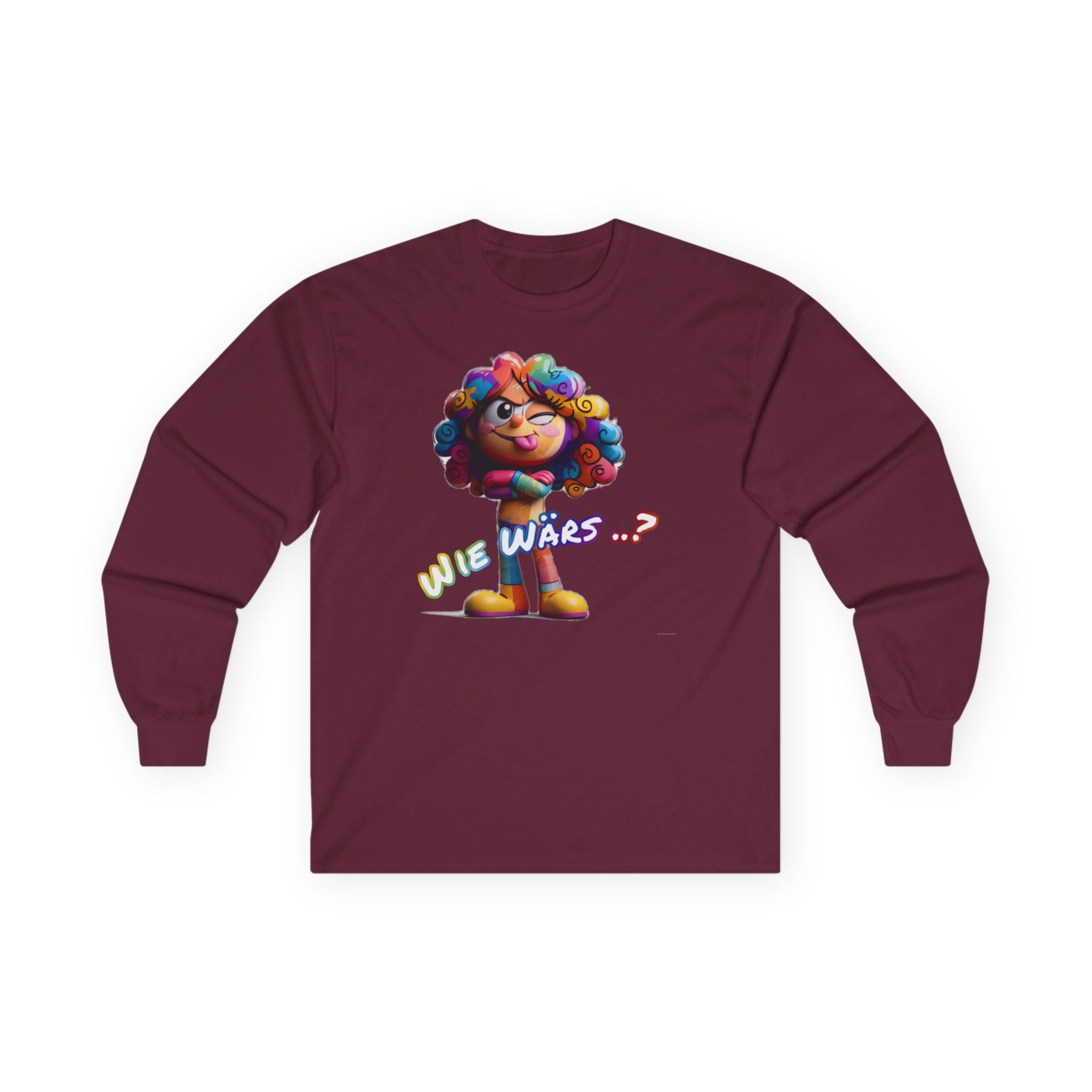 Langarmshirt „Wie wärs .. ?“ | Humor | Phönix-Potsdam®