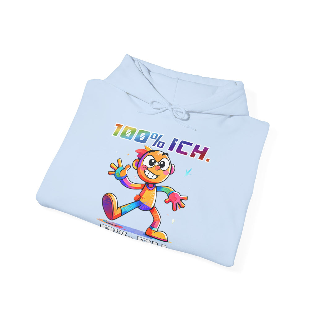 Hoodie „100 % ICH – 0 % DU“ | Humor | Phönix-Potsdam®