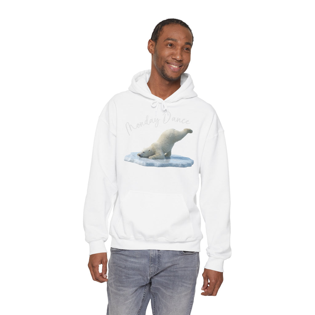 Eisbär „Monday Dance" Hoodie | Karikatur | Phönix-Potsdam®