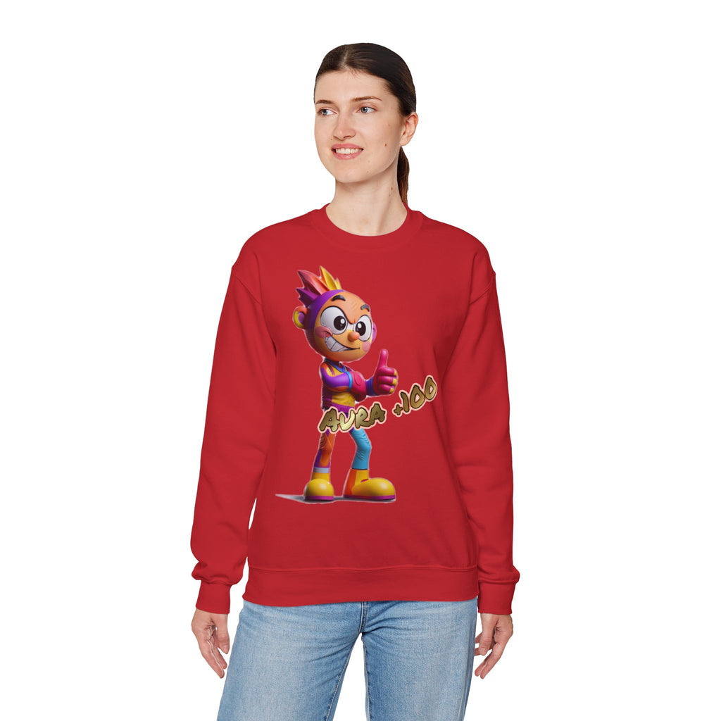 Sweatshirt „Aura +100“ | Humor | Phönix-Potsdam®