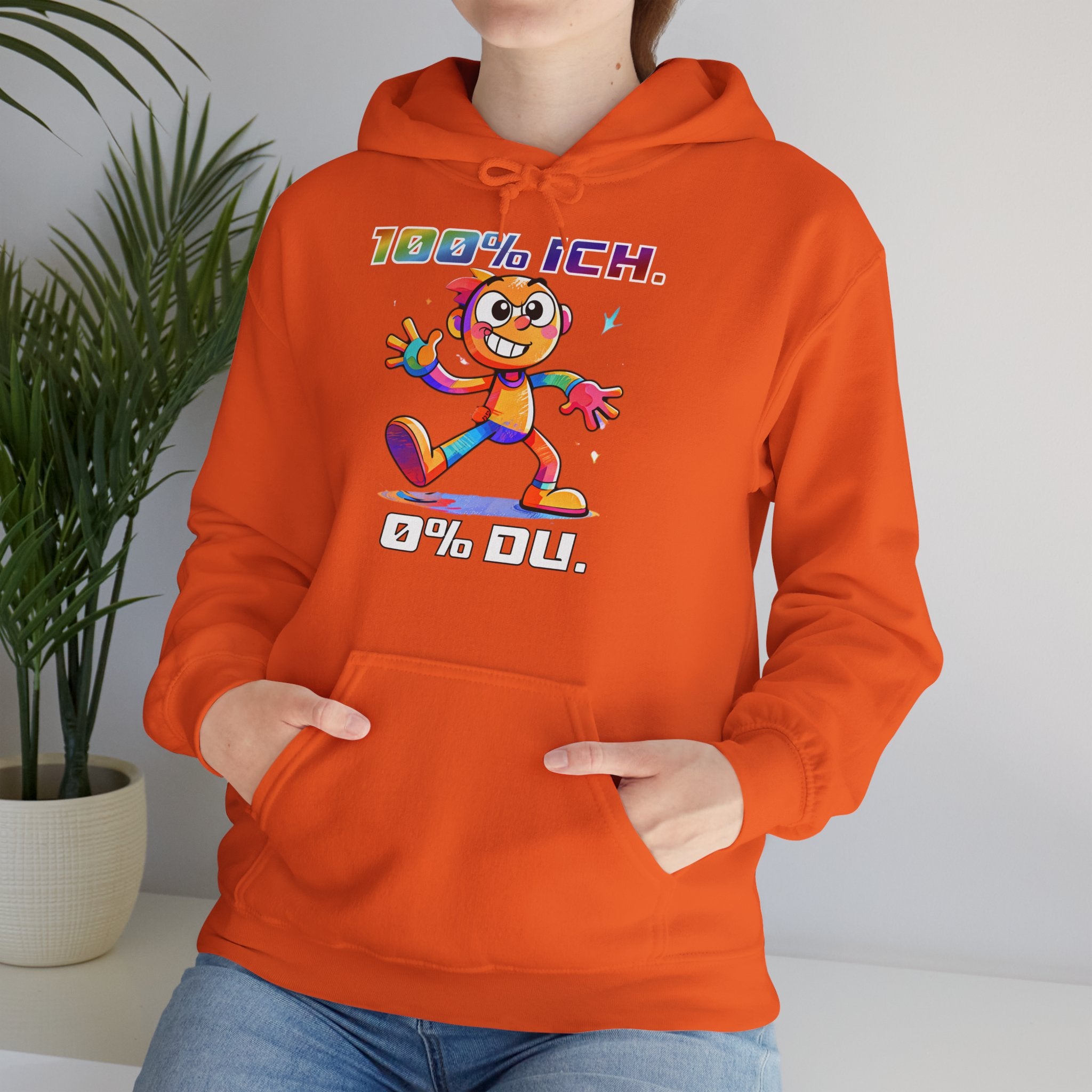 Hoodie „100 % ICH – 0 % DU“ | Humor | Phönix-Potsdam®