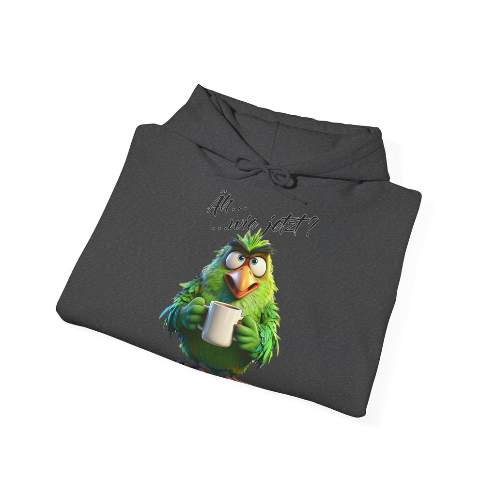 Papagei „Äh...wie jetzt?“ Hoodie | Humor | Phönix-Potsdam®