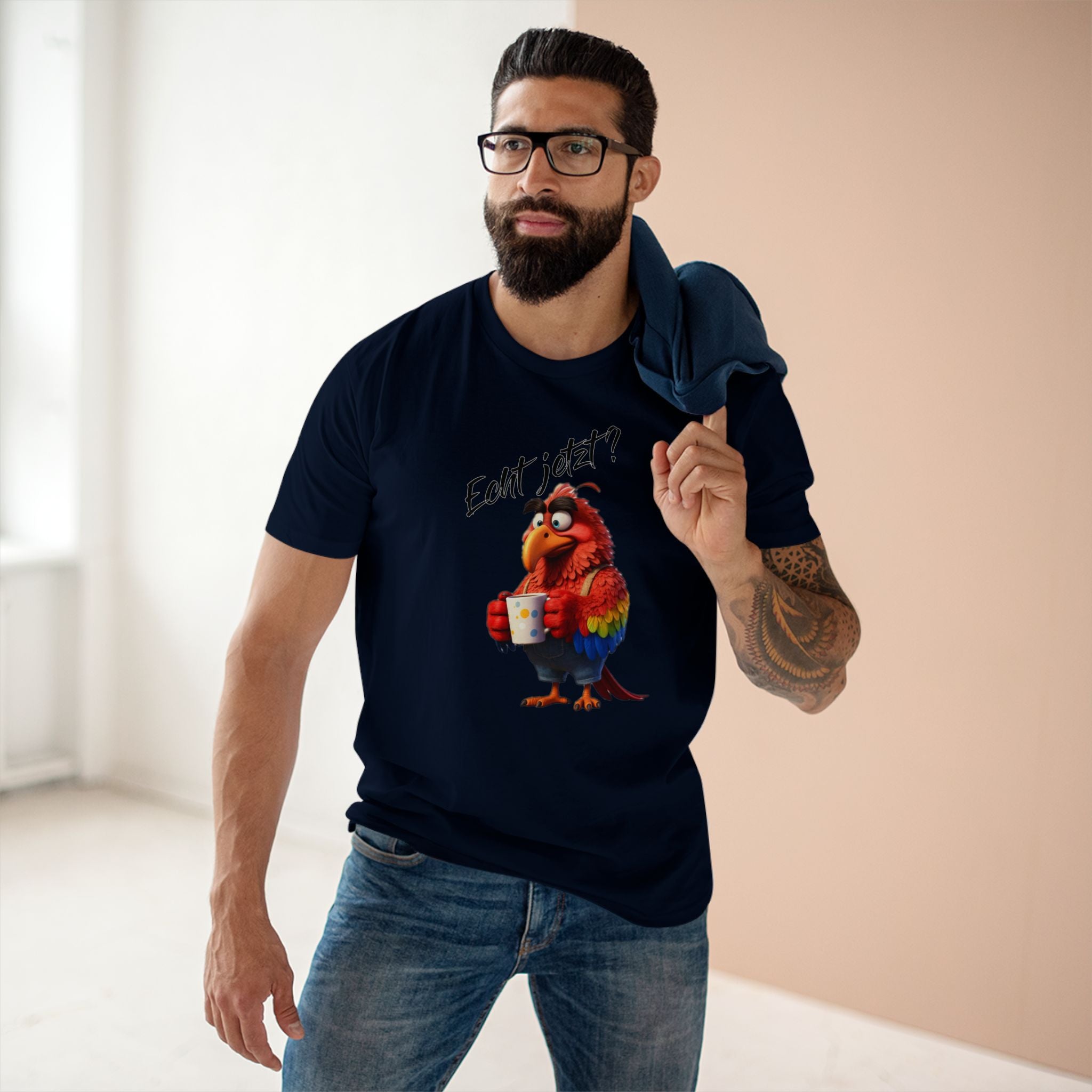 Papagei „Echt jetzt?“ T-Shirt | Humor | Phönix-Potsdam®