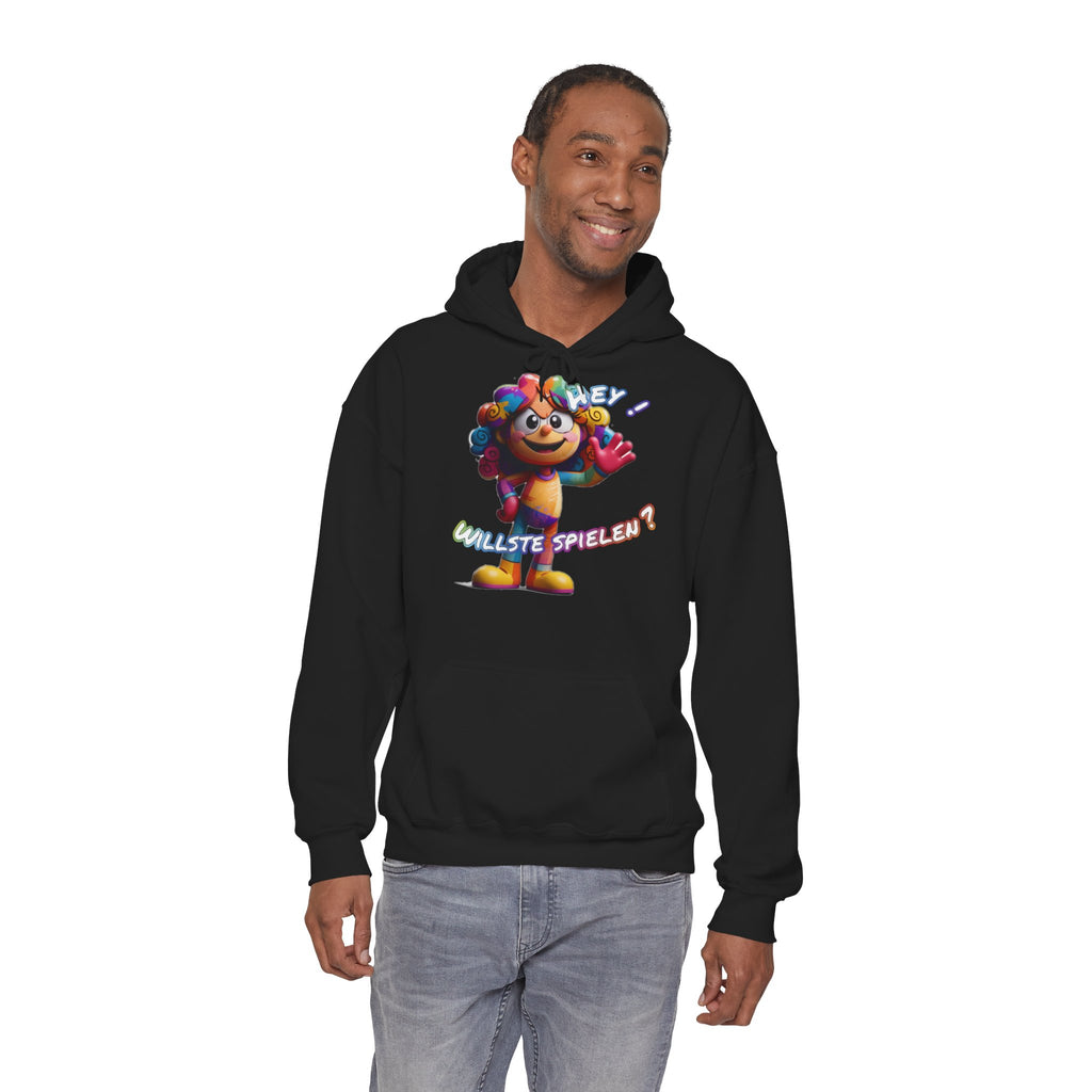 Hoodie „Hey! Willste spielen?“ | Humor | Phönix-Potsdam®