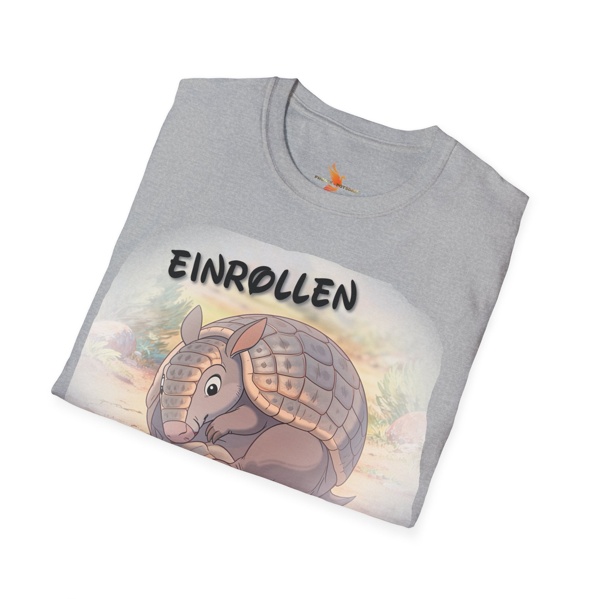 Gürteltier „Einrollen bis es Freitag ist“ T-Shirt | Phönix-Potsdam®