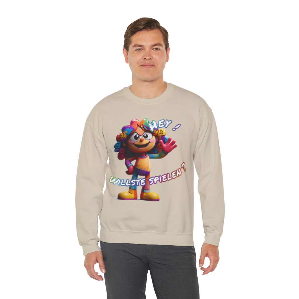 Sweatshirt „Hey! Willste spielen?“ | Humor | Phönix-Potsdam®
