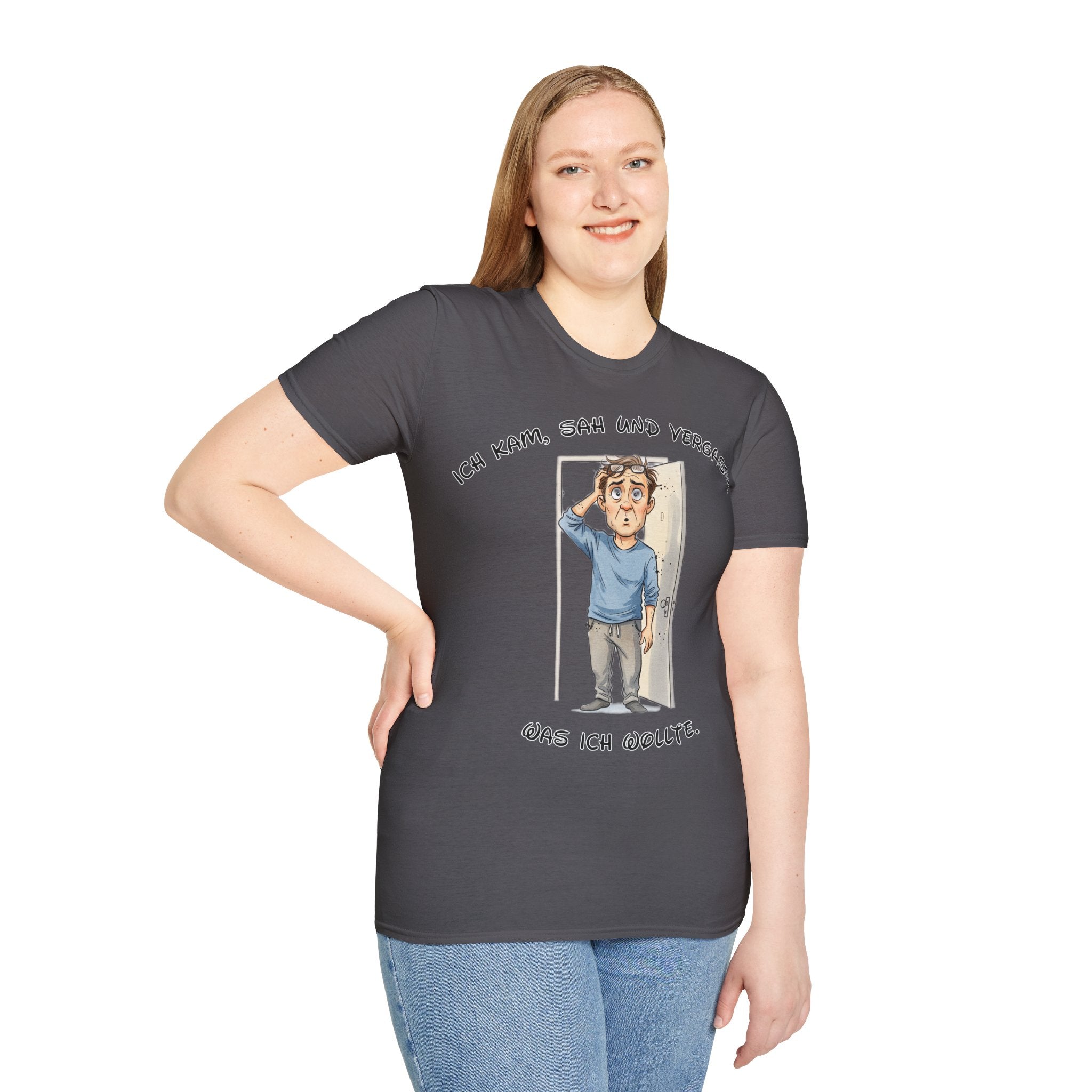 Ich kam, sah und vergaß T-Shirt | Karikatur | Phönix-Potsdam®